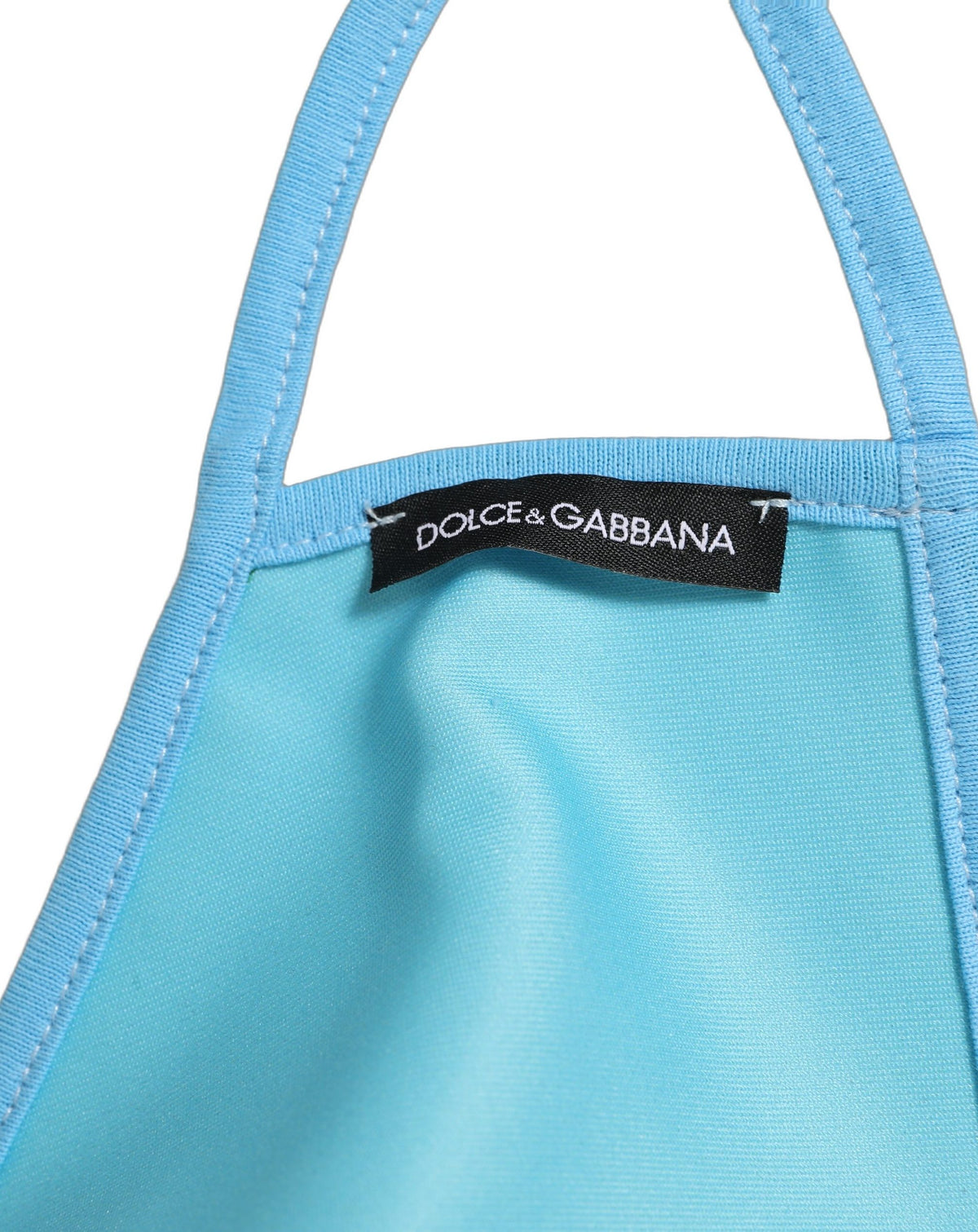 Dolce & Gabbana Blue Polyester DG CASA Logo Elastic Ear Strap Face Mask