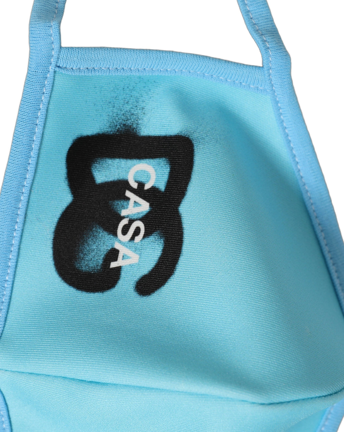 Dolce & Gabbana Blue Polyester DG CASA Logo Elastic Ear Strap Face Mask