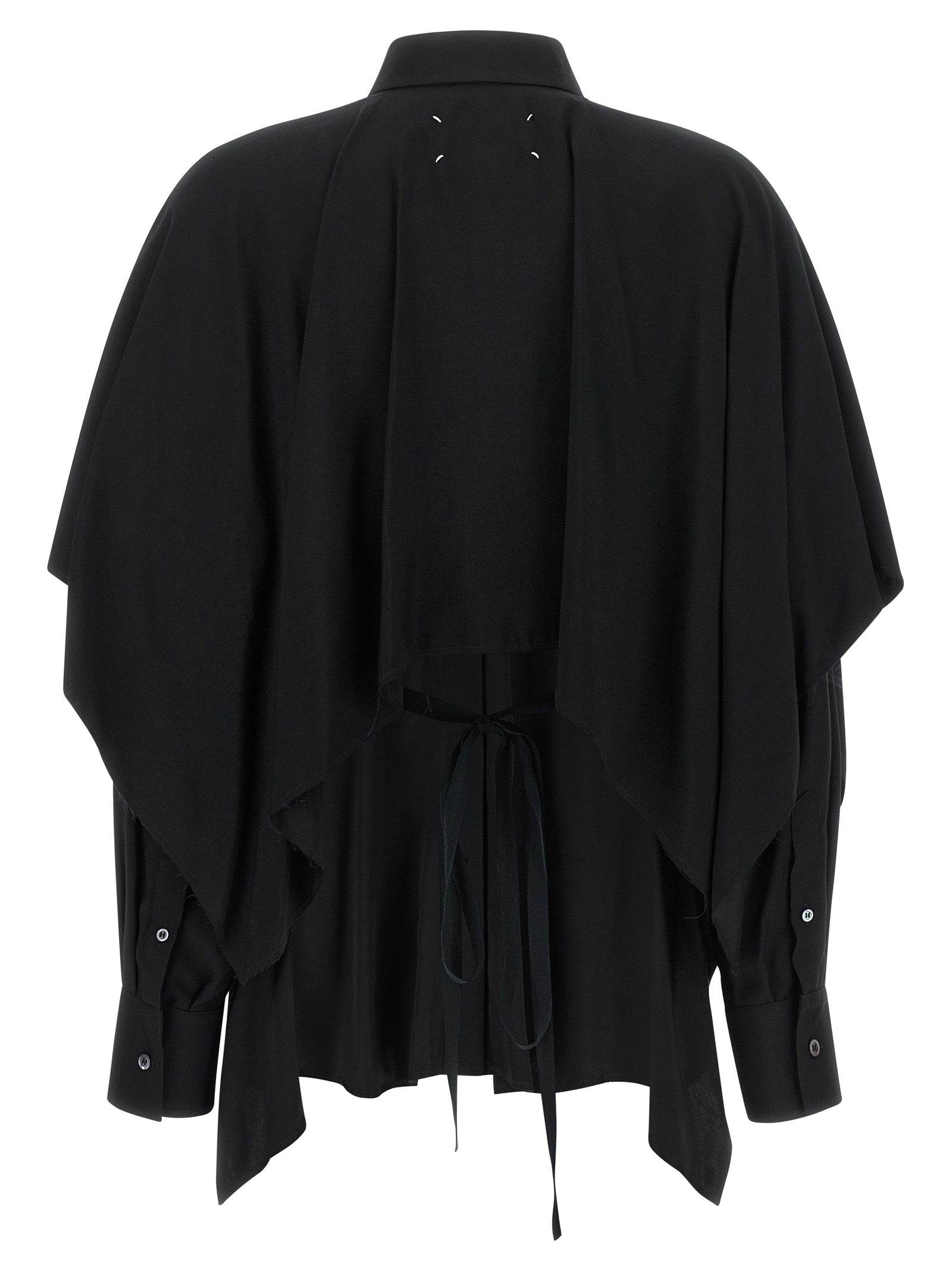 Maison Margiela Black Viscose Blouse