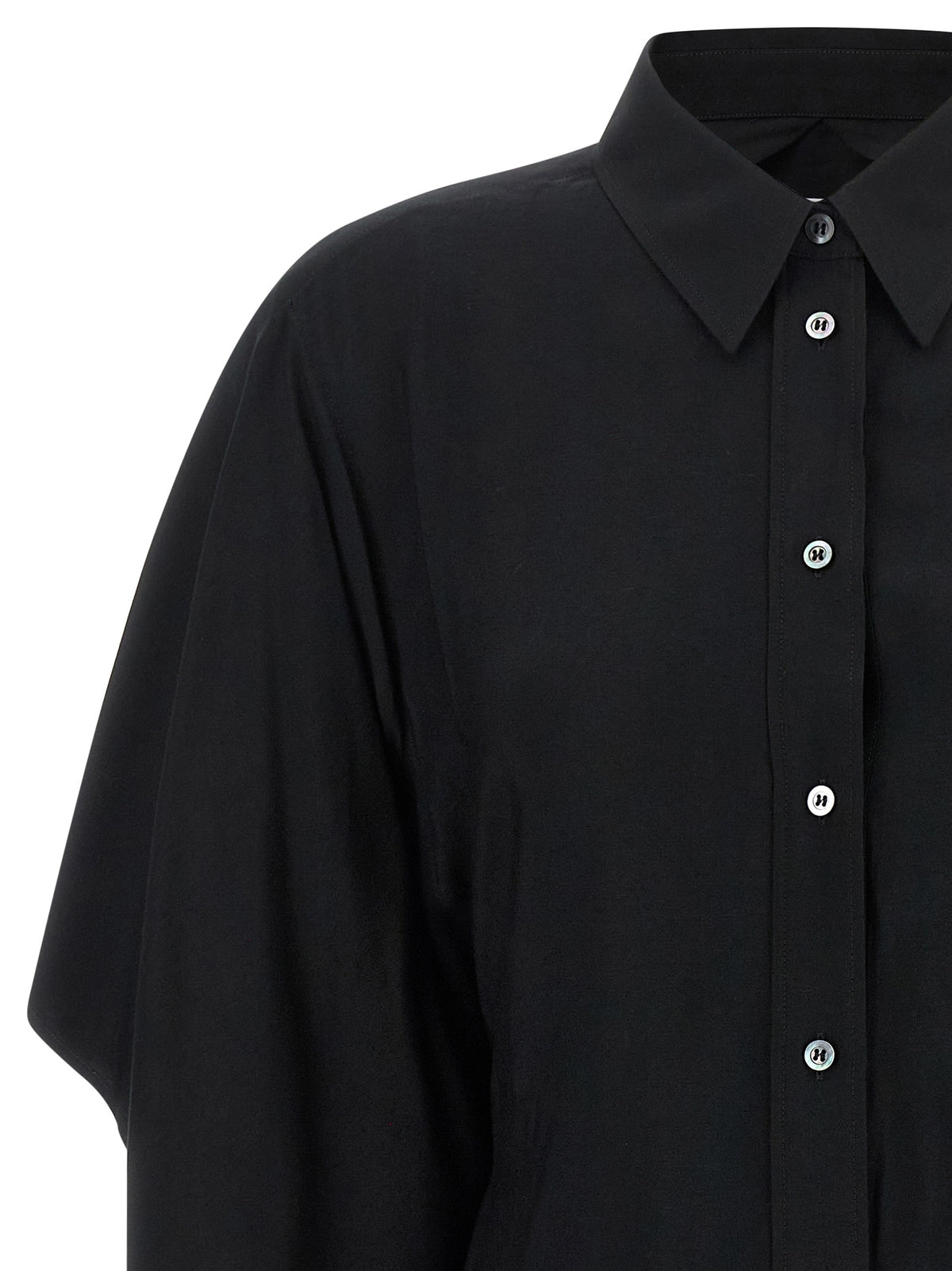 Maison Margiela Black Viscose Blouse
