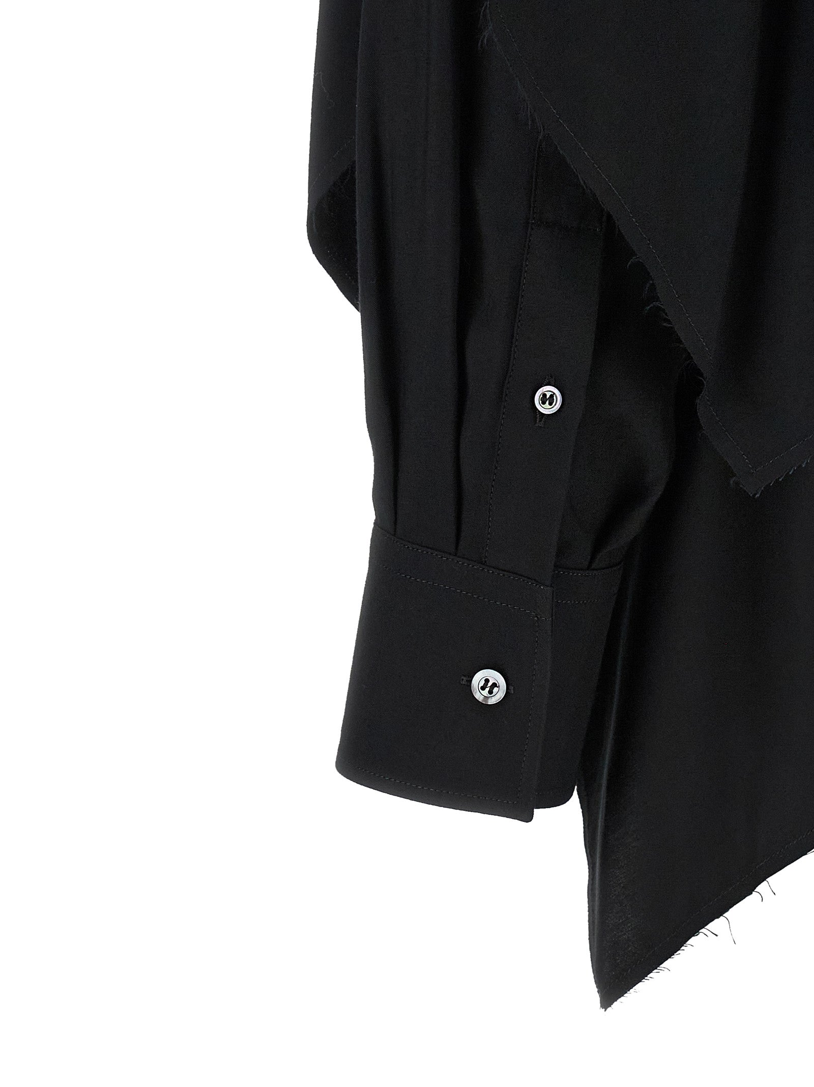 Maison Margiela Black Viscose Blouse