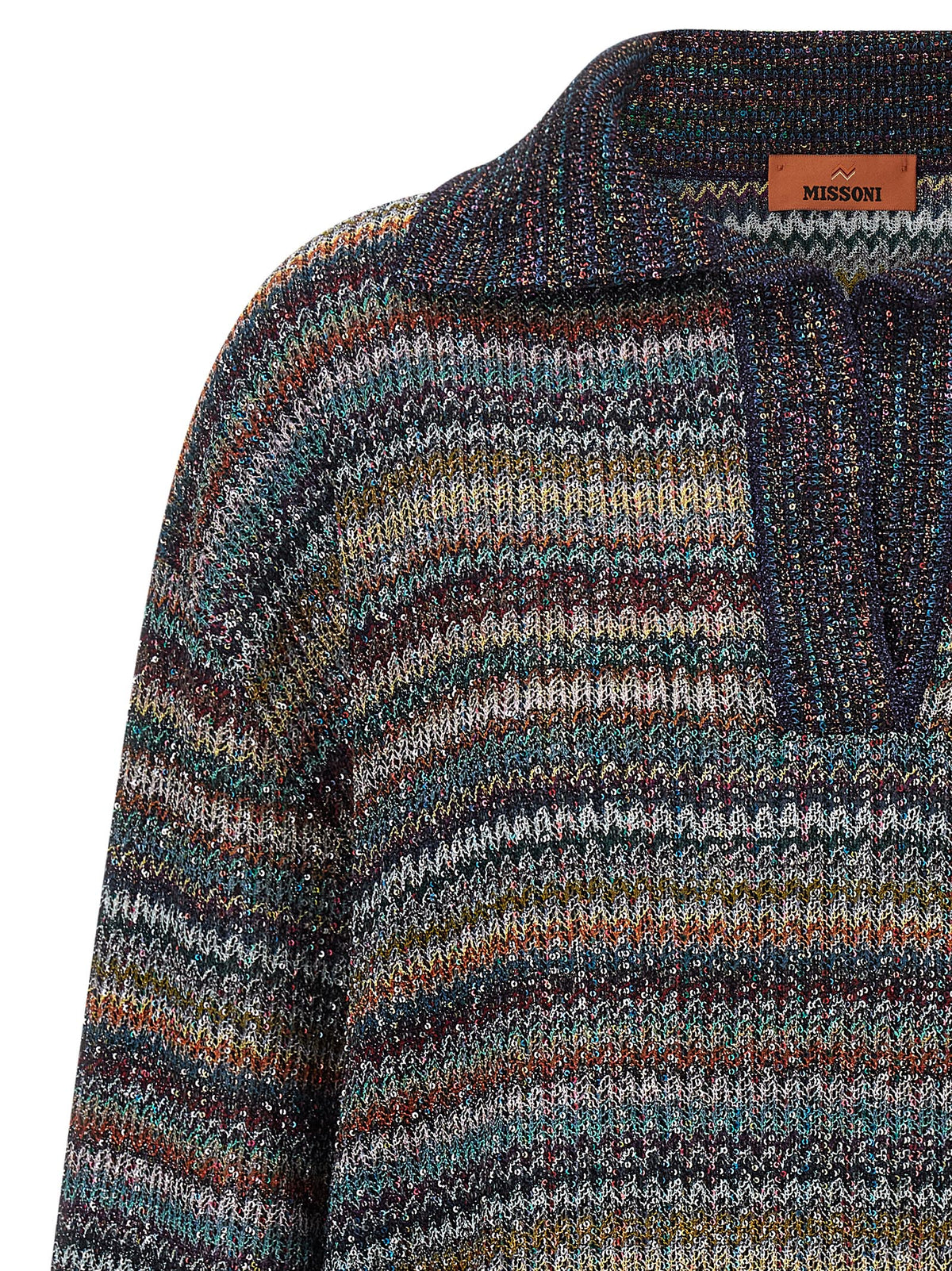 Missoni Multicolor Viscose Polo Shirt