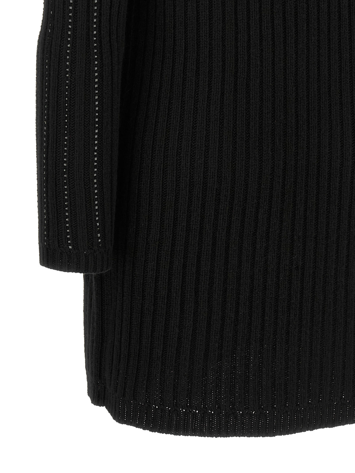 Twinset Black Viscose Short Dress