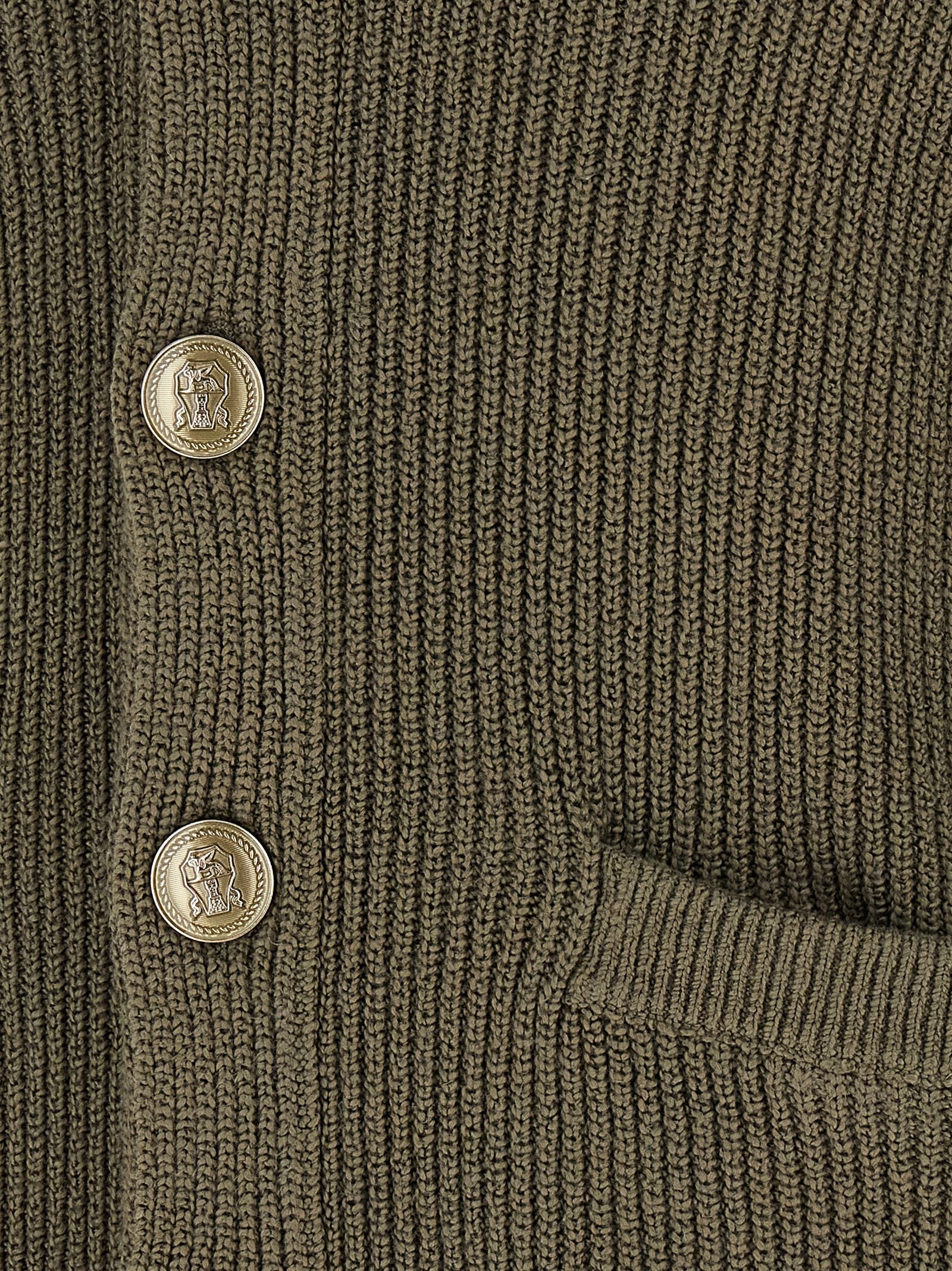Brunello Cucinelli Bicolor Cotton Cardigan