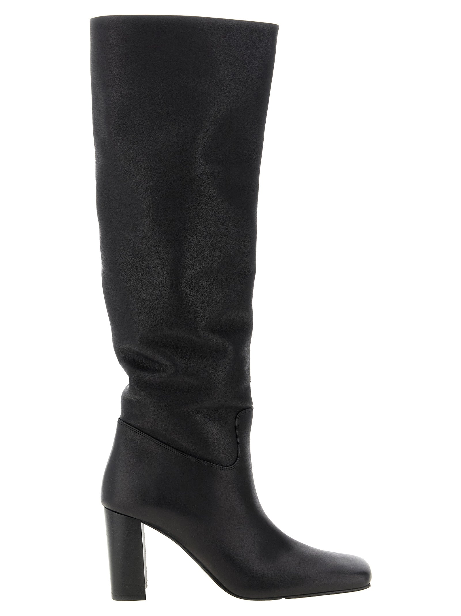 Khaite Black Calfskin Over The Knee