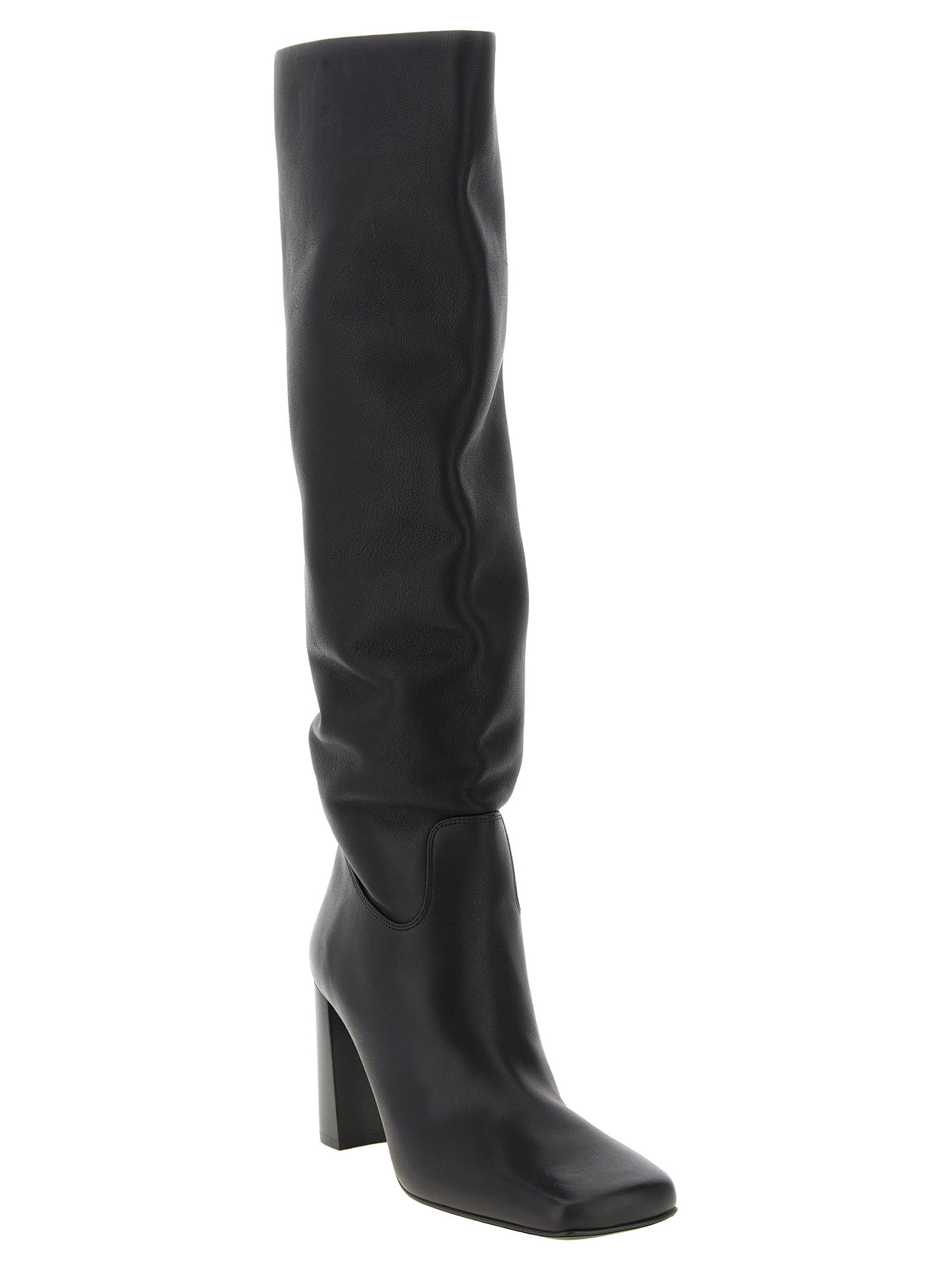 Khaite Black Calfskin Over The Knee