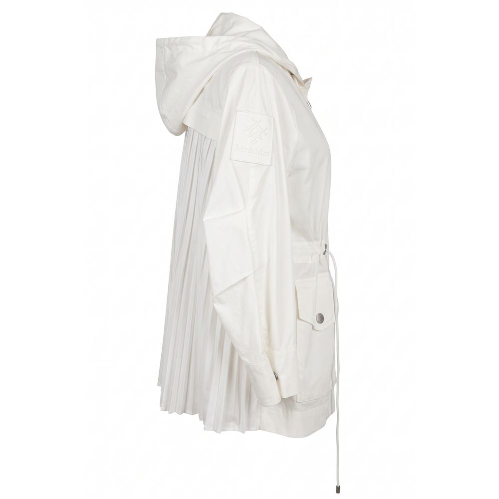 Mr&Mrs Italy White Cotton Women Jacket