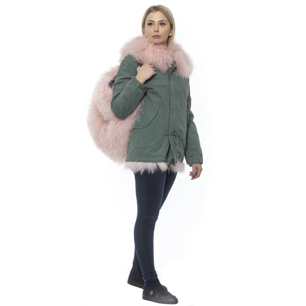 Mr&Mrs Italy Green Cotton Women Jacket