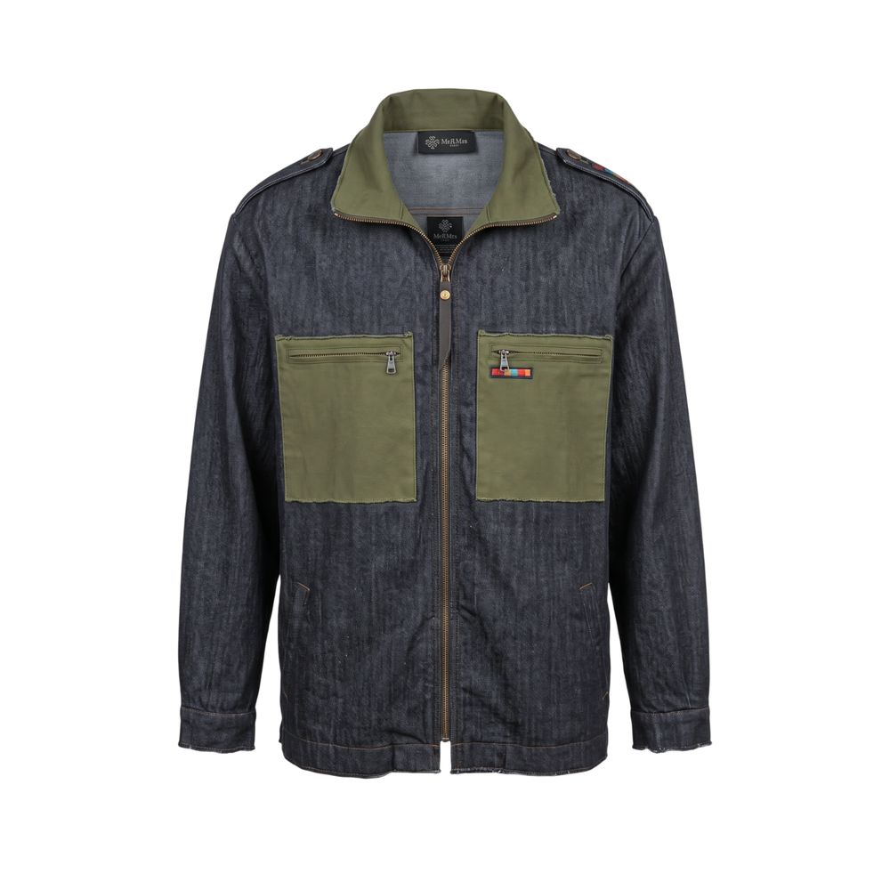Mr&Mrs Italy Grey Cotton Men Jacket