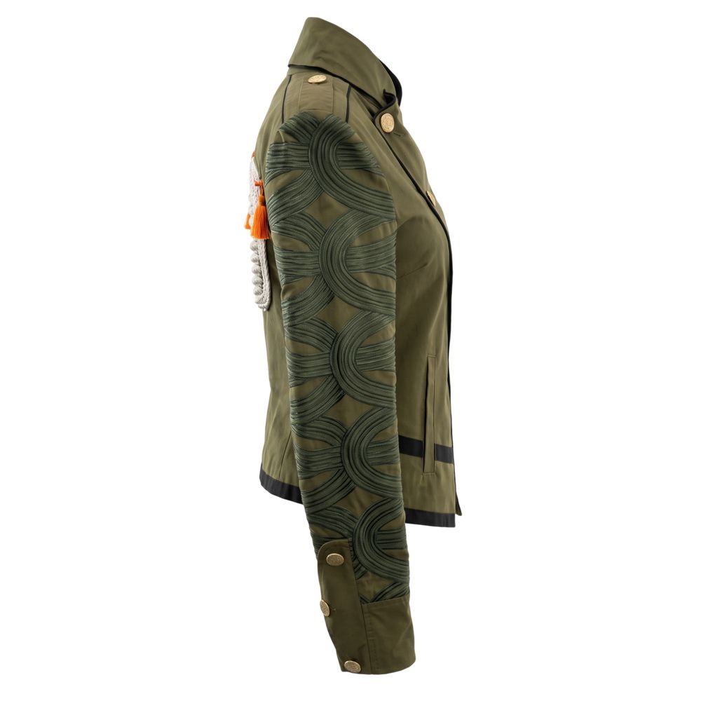 Mr&Mrs Italy Green Cotton Women's Jacket