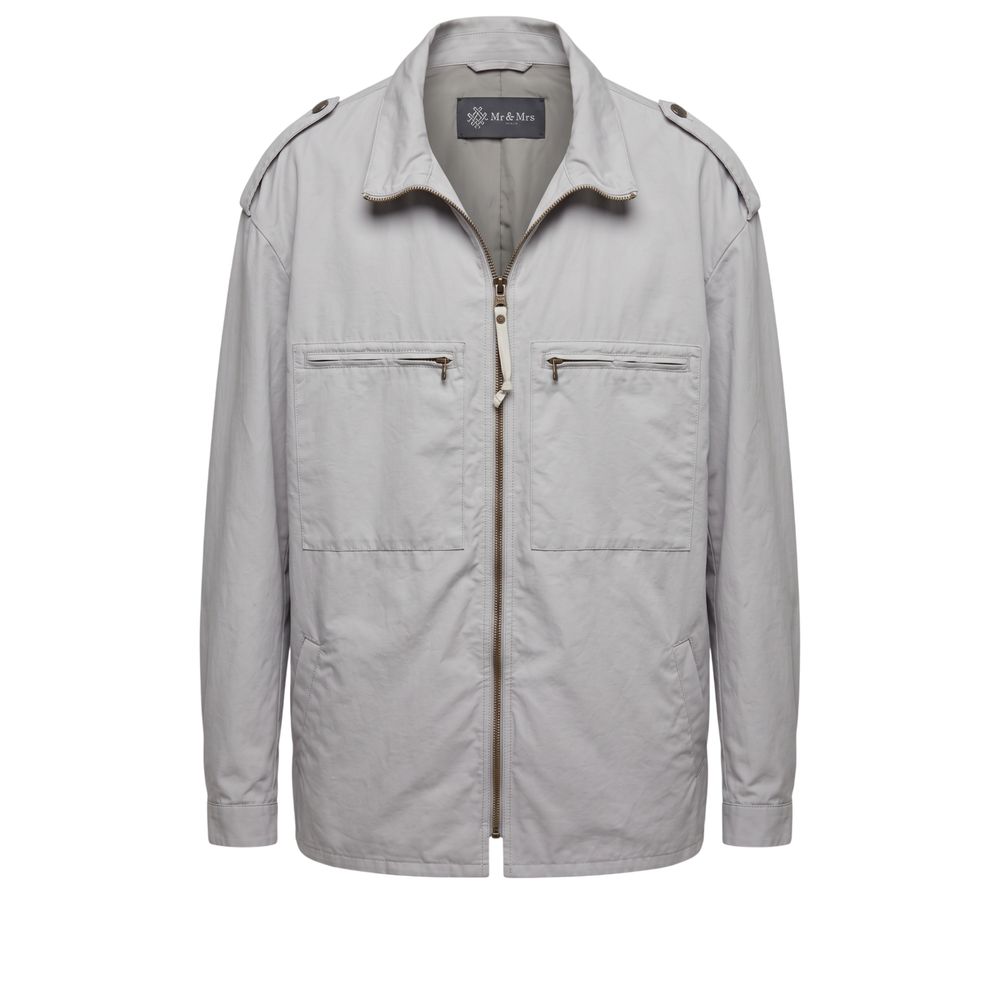 Mr&Mrs Italy Green Polyurethane Men Jacket