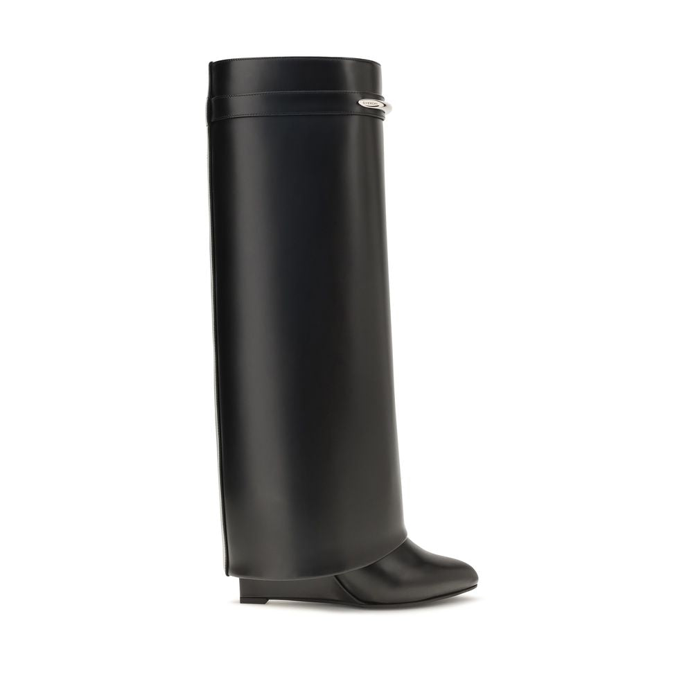 Givenchy Black Calf Leather Bos Taurus Boots