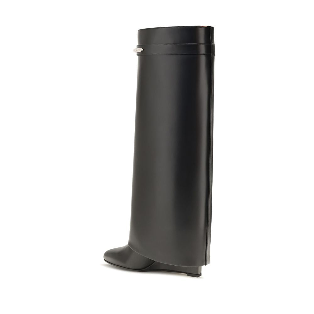 Givenchy Black Calf Leather Bos Taurus Boots