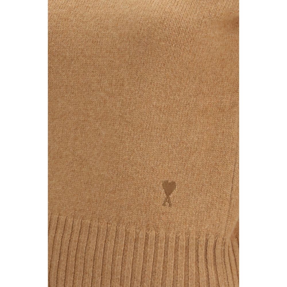 Ami Paris Brown Wool Oves Aries Sweatshirt