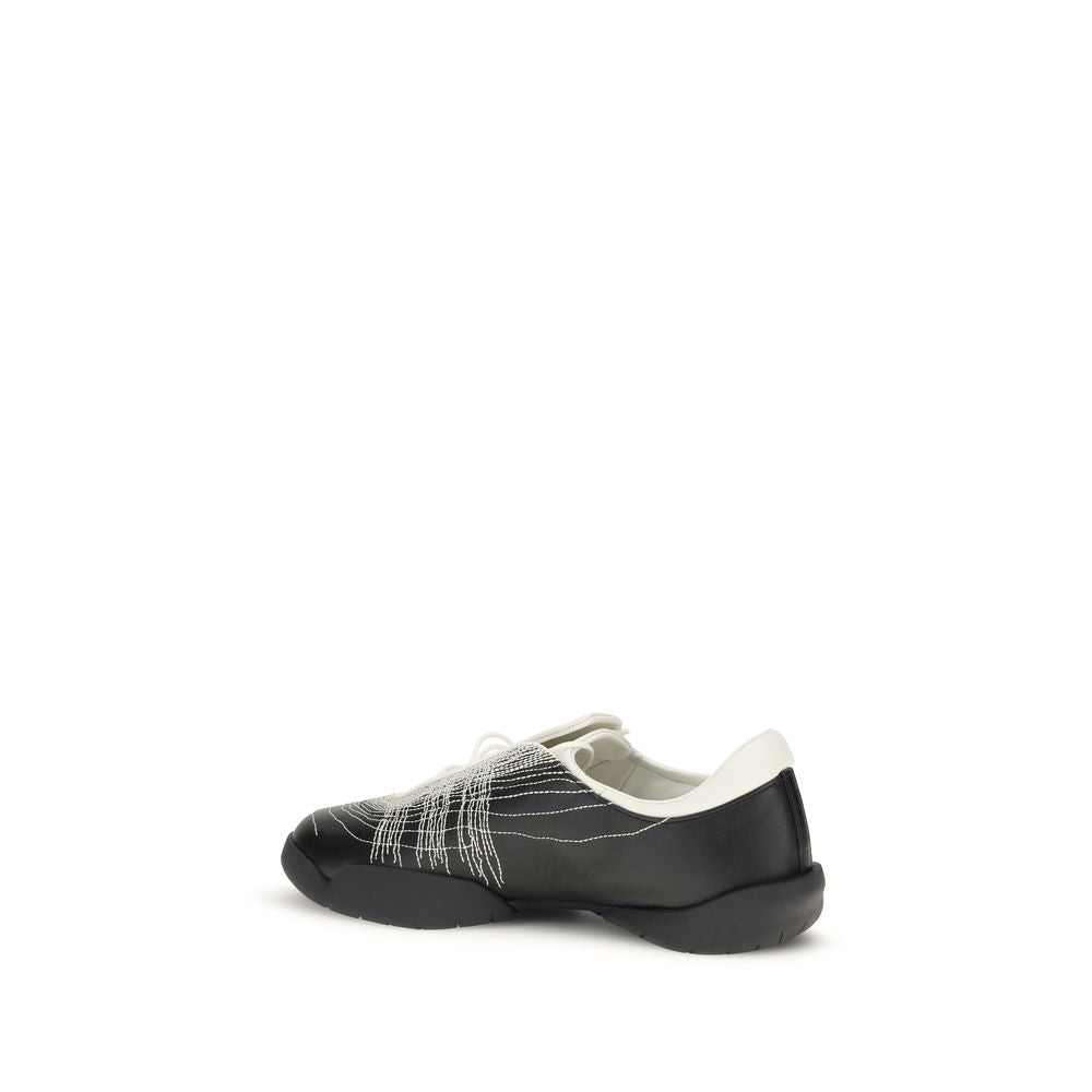 Y-3 Black Rubber Athletic Sneakers