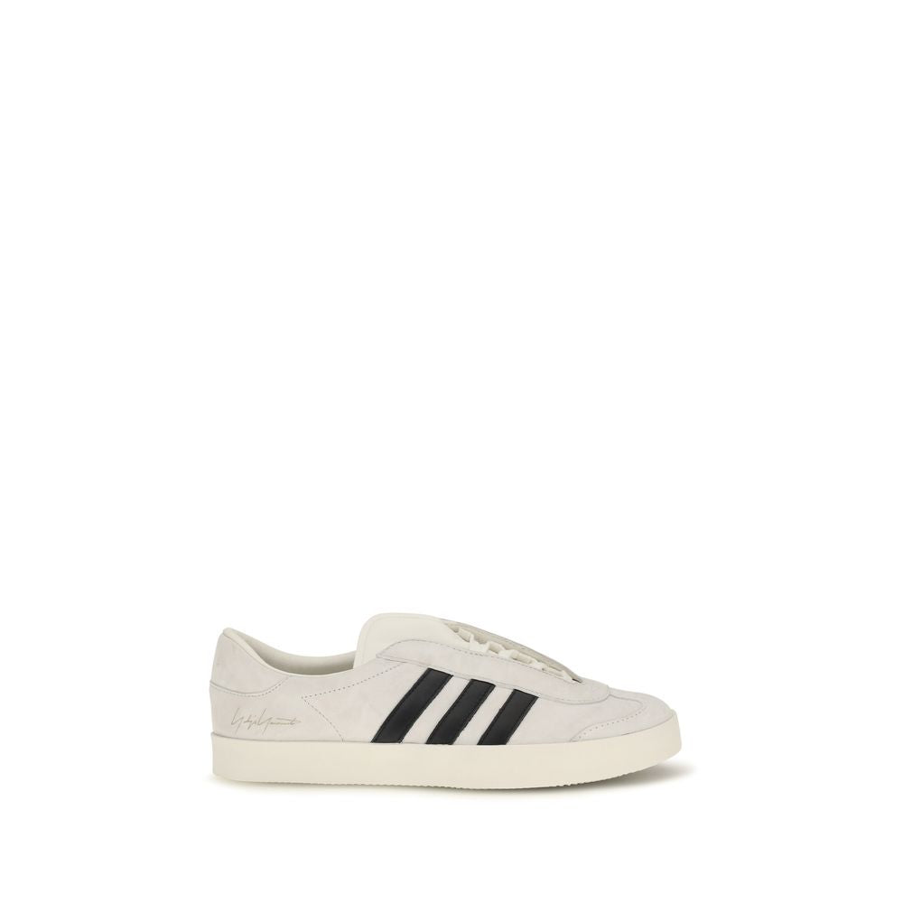 Y-3 White Calf Leather Bos Taurus Sneakers