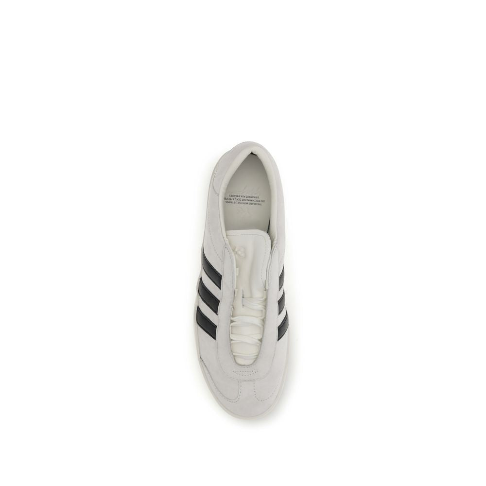 Y-3 White Calf Leather Bos Taurus Sneakers