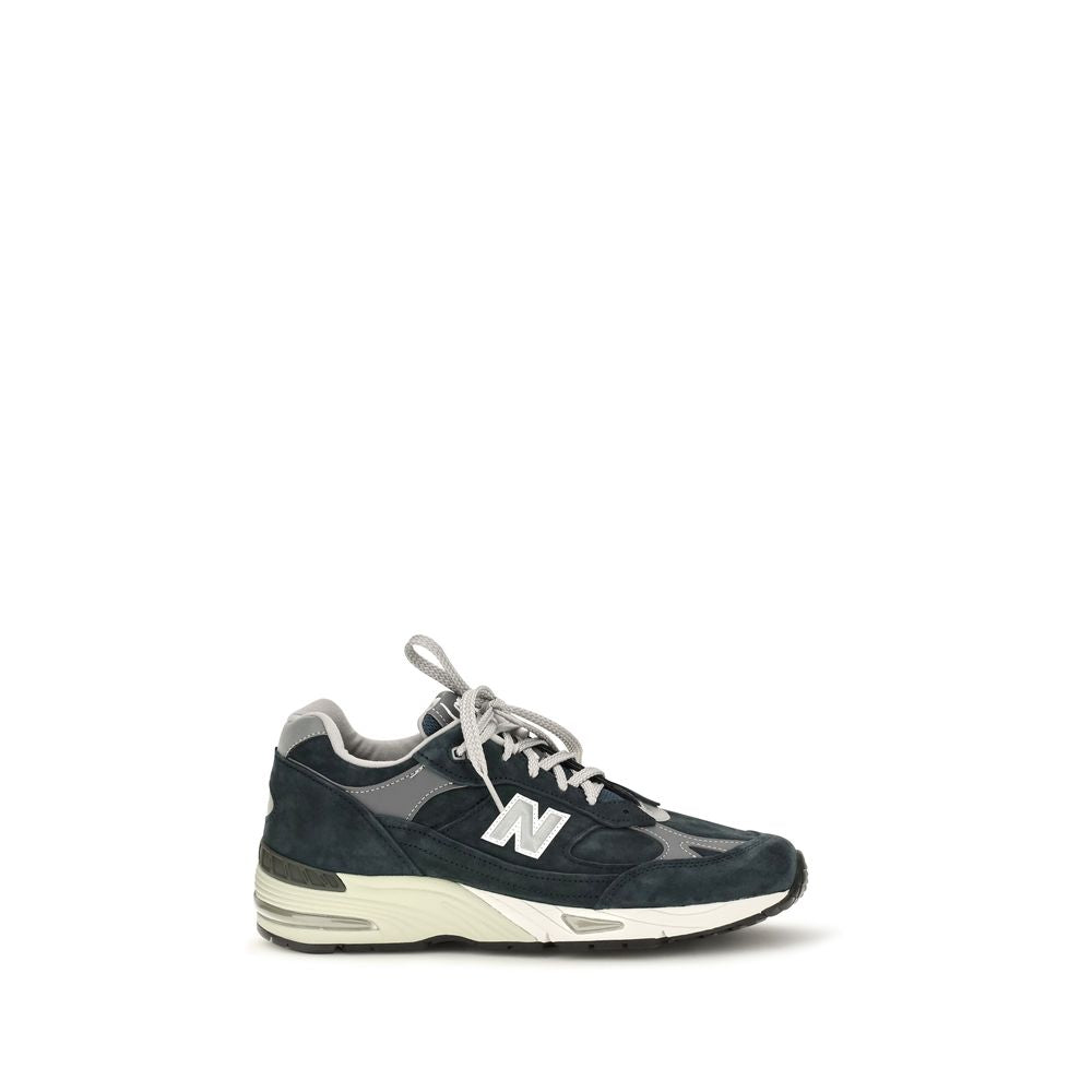 New Balance Blue Suede Leather Athletic Sneakers