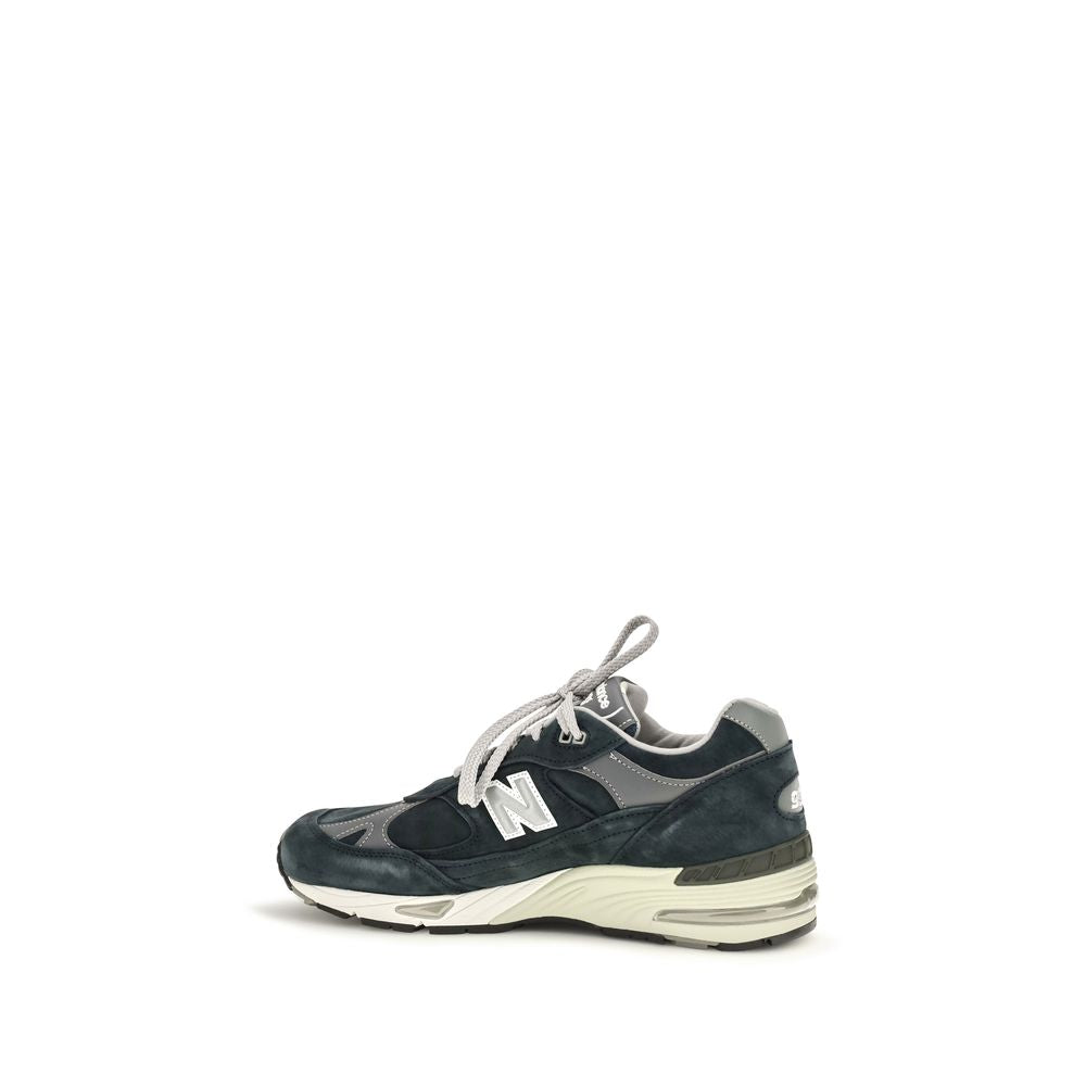 New Balance Blue Suede Leather Athletic Sneakers