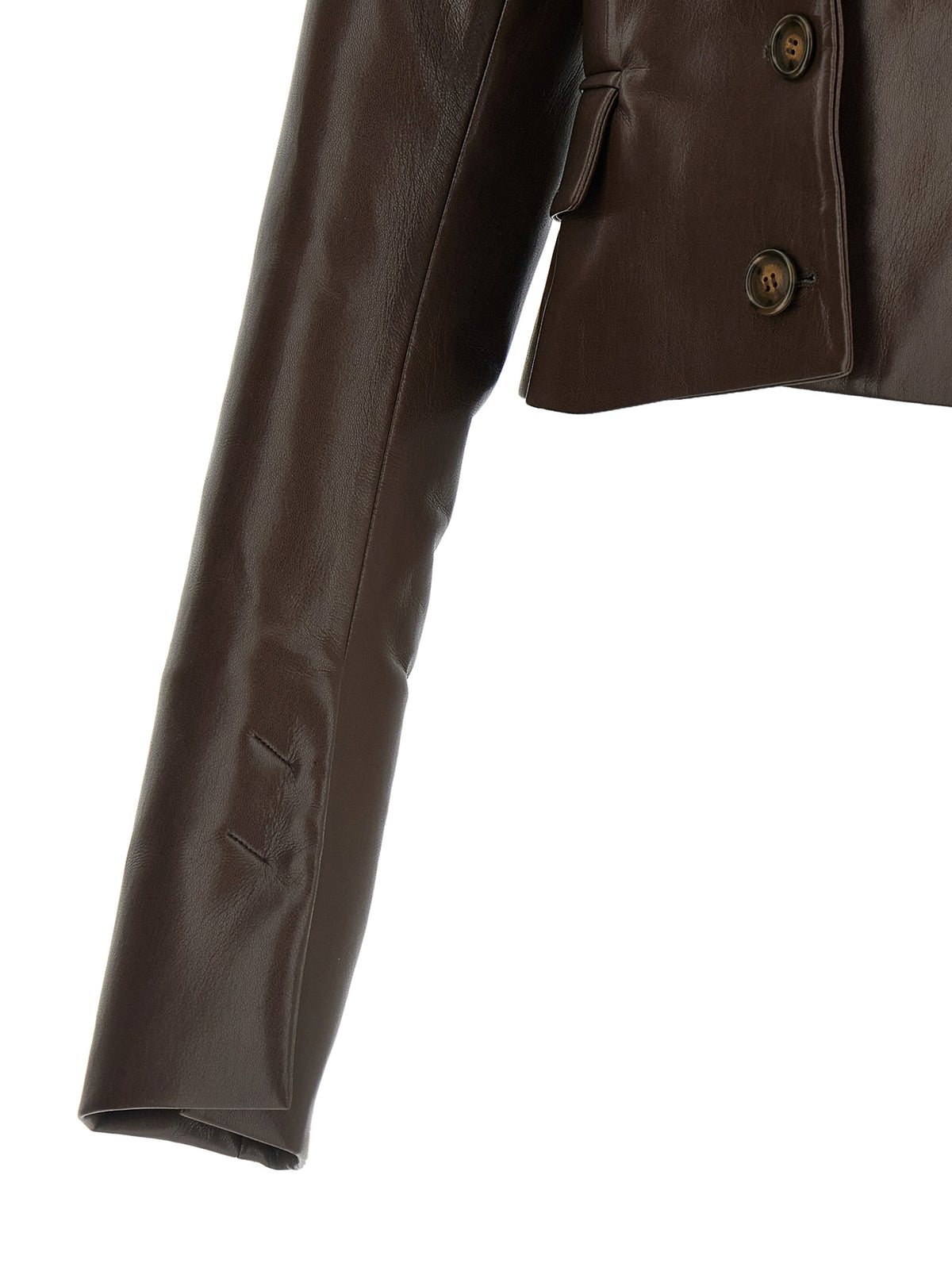 The Andamane Brown Polyester Blazer