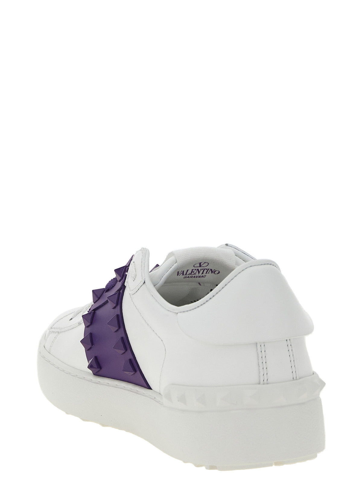 Valentino Garavani Purple Calfskin Low Top Sneakers