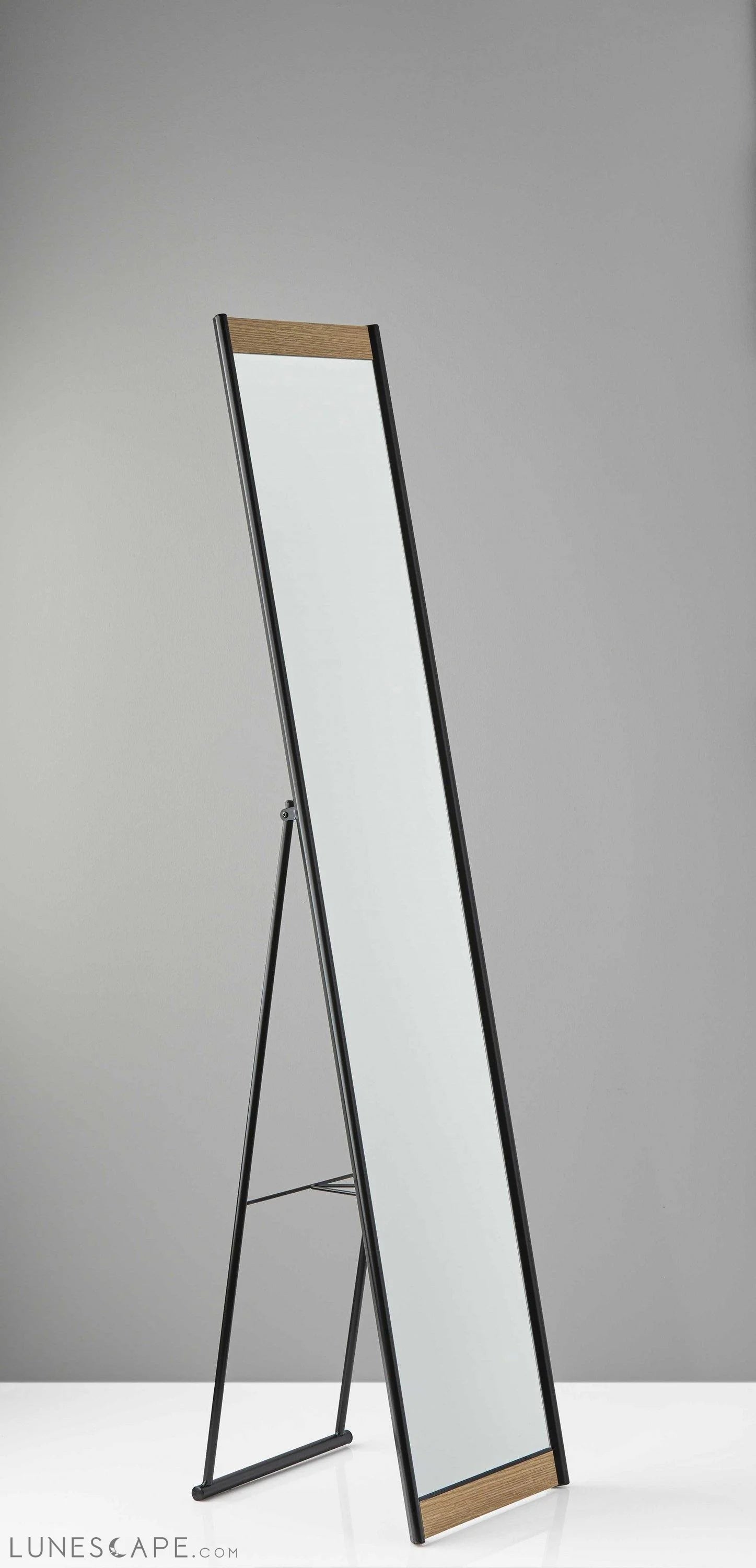 13.375" X 14.375" X 60.25" Floor Mirror LUNESCAPE