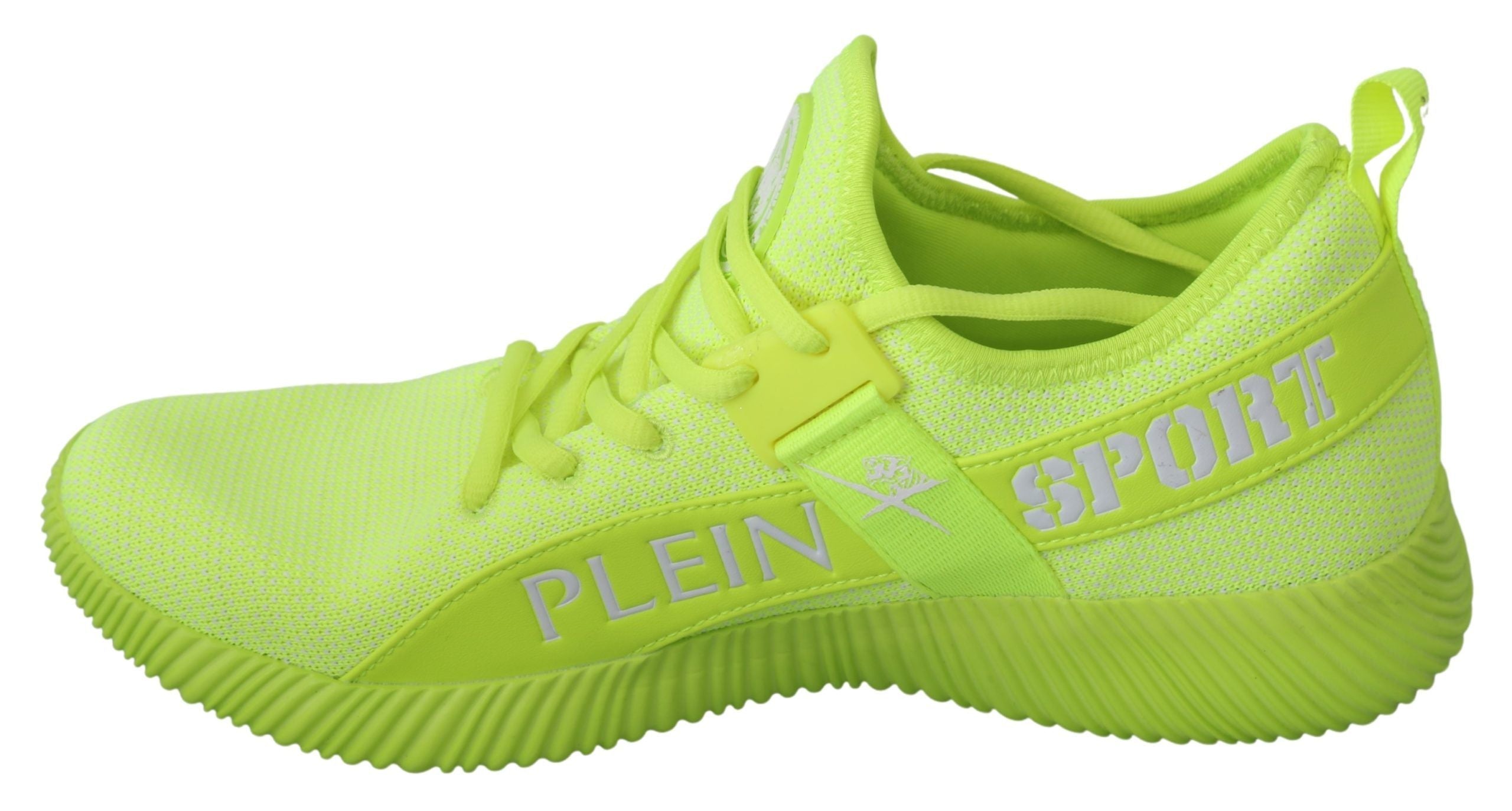 Philipp Plein Green CARTER Logo Hi-Top Sneakers Shoes LUNESCAPE
