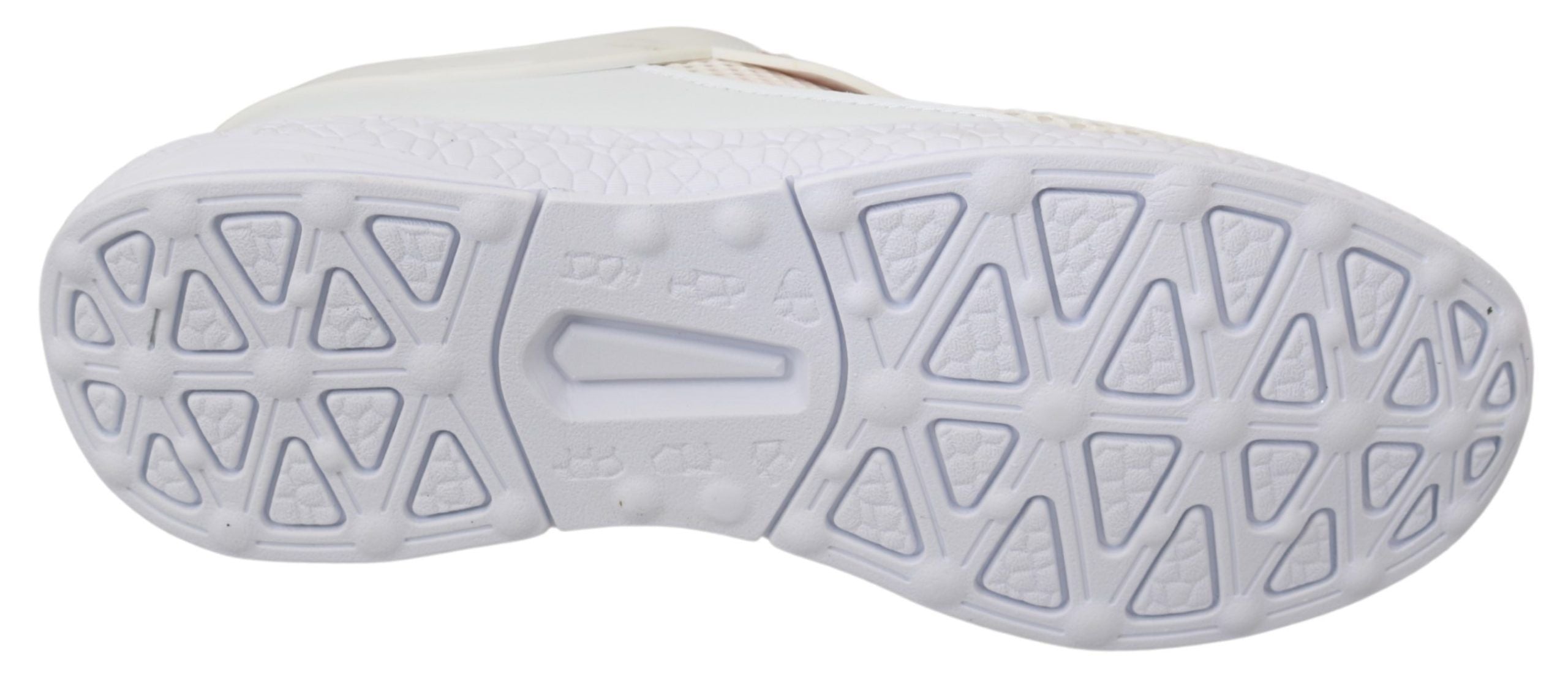 Philipp Plein White Pink Polyester Becky Sneakers Shoes LUNESCAPE