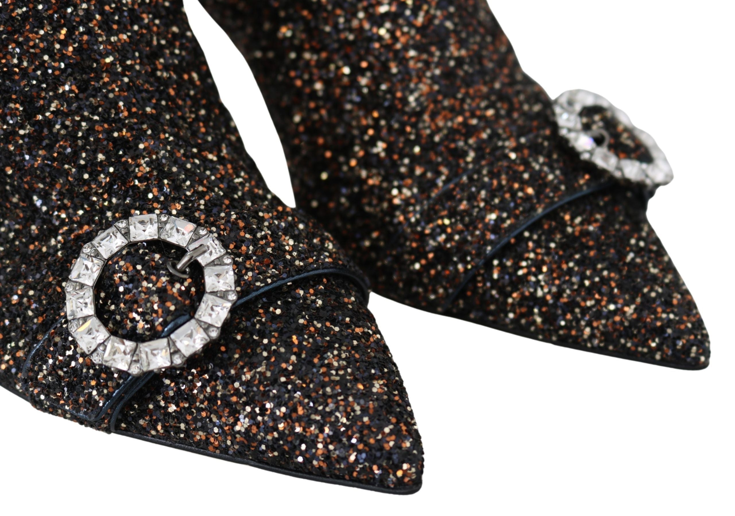 Jimmy Choo Amethyst Mix Hanover Heeled Glitter Boots LUNESCAPE