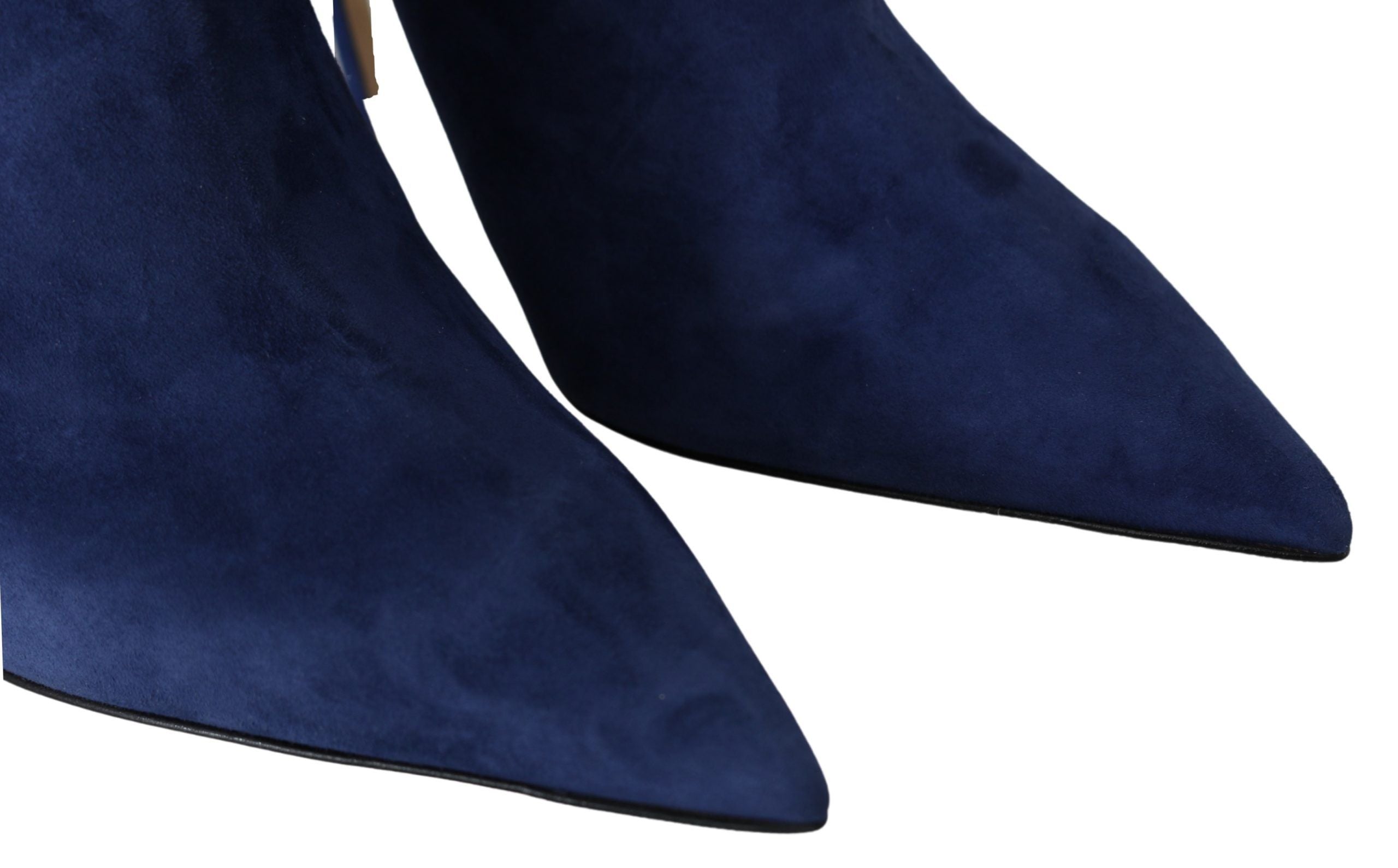 Jimmy Choo Pop Blue Crystal-Strap Heeled Boots LUNESCAPE