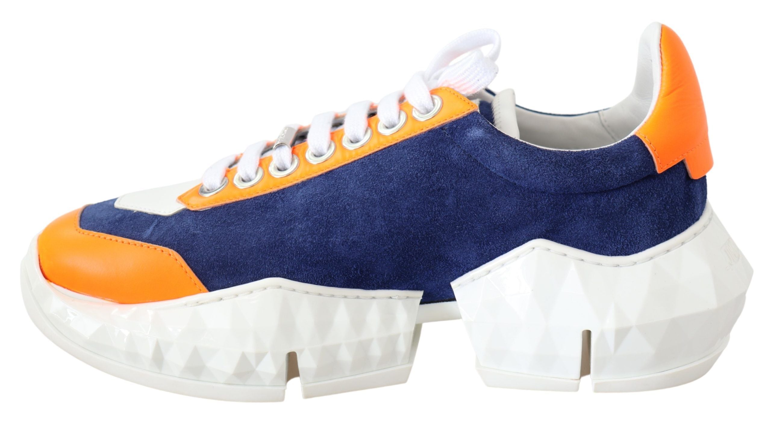 Jimmy Choo Electric Elegance Leather Mix Sneakers LUNESCAPE