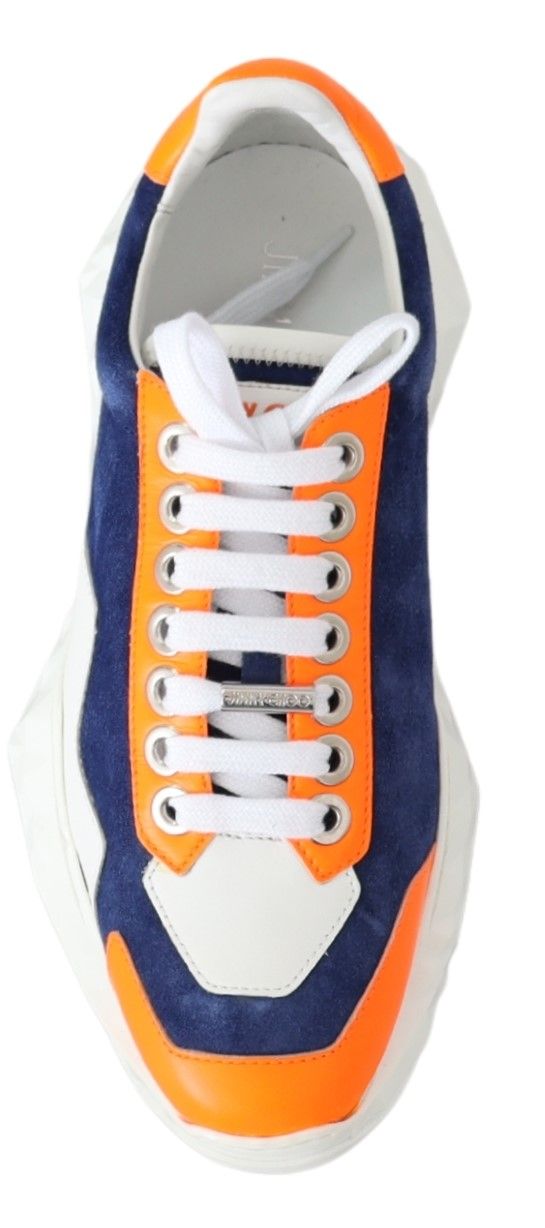 Jimmy Choo Electric Elegance Leather Mix Sneakers LUNESCAPE