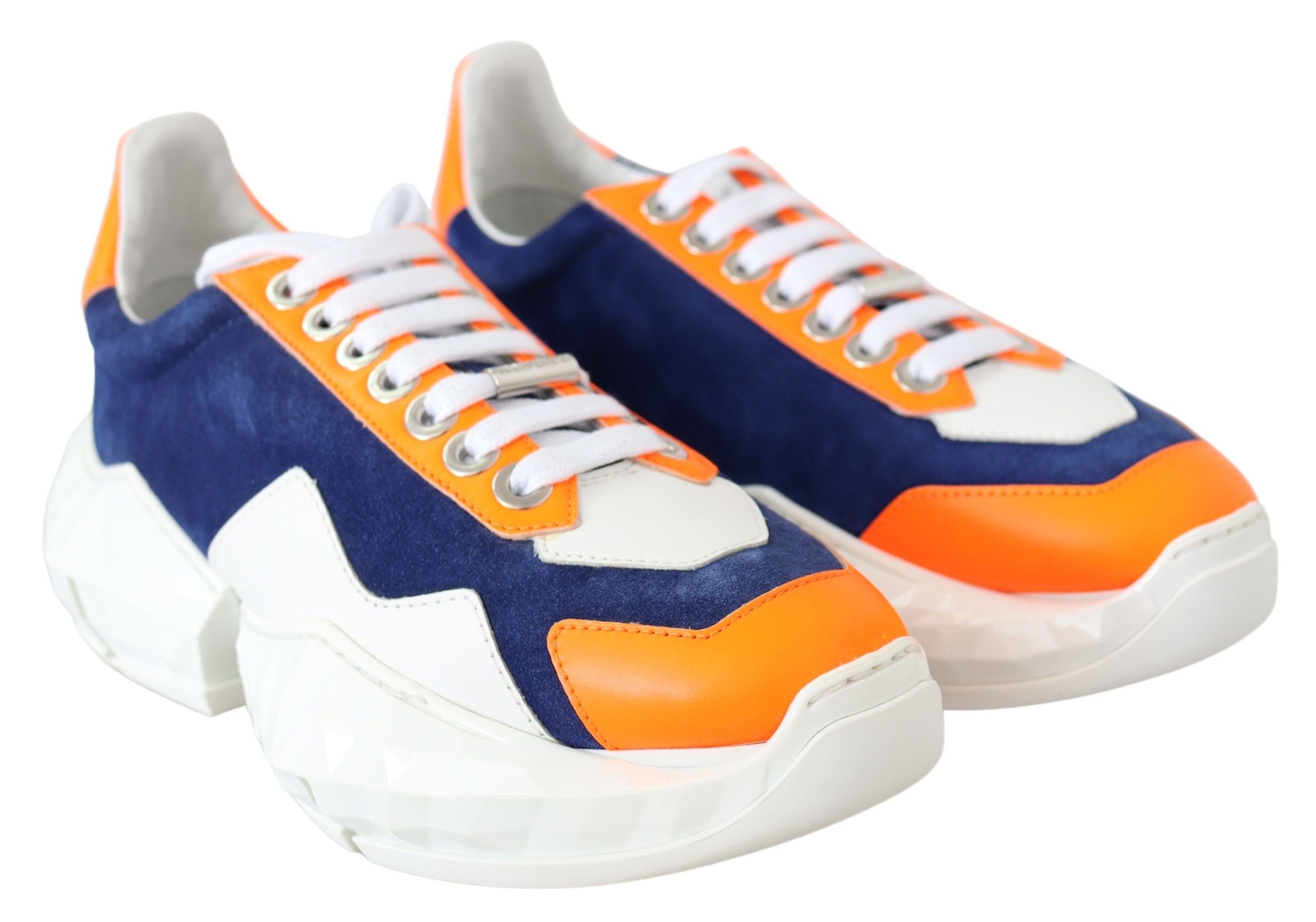 Jimmy Choo Electric Elegance Leather Mix Sneakers LUNESCAPE