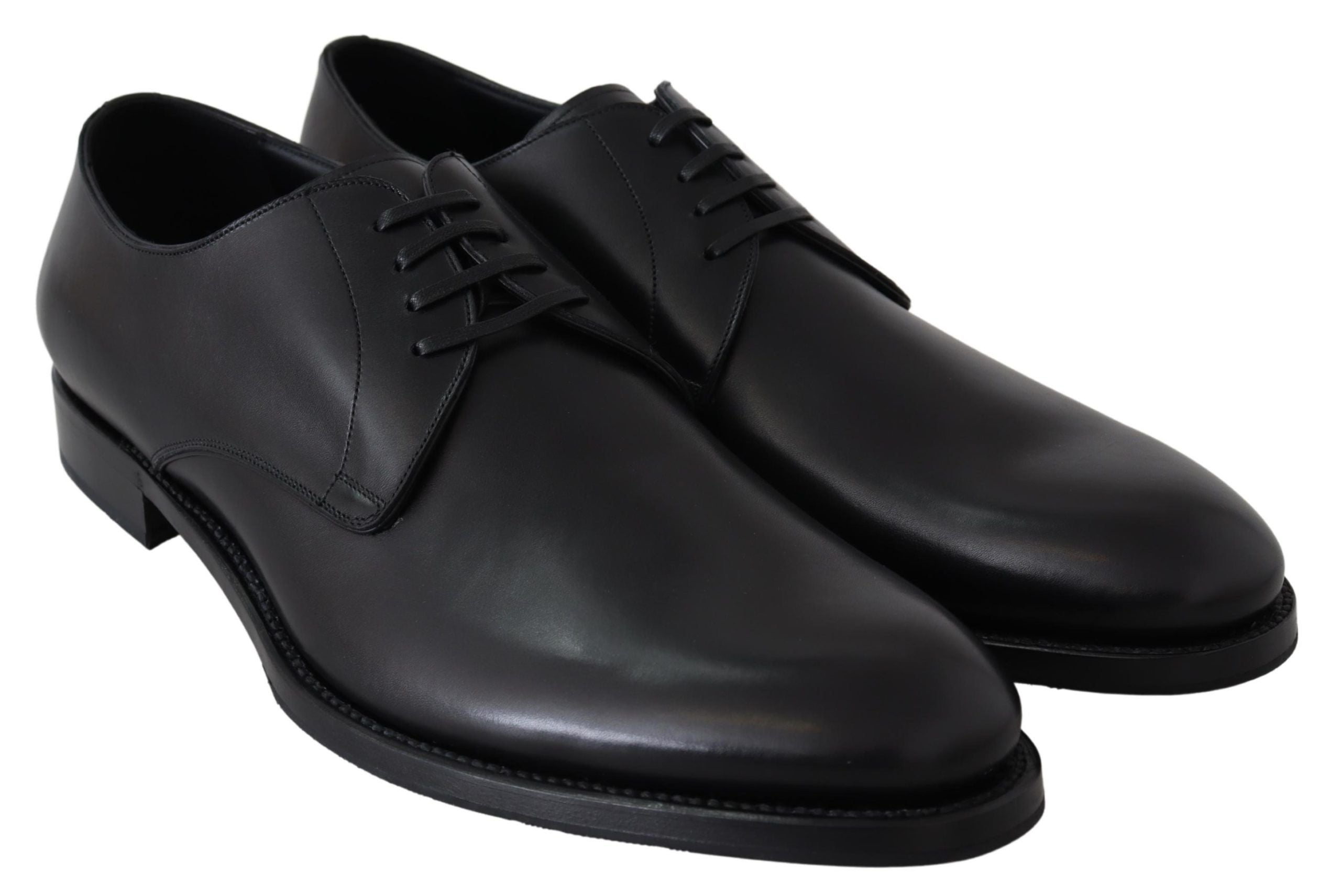 Dolce & Gabbana Black Leather SARTORIA Hand Made Shoes LUNESCAPE