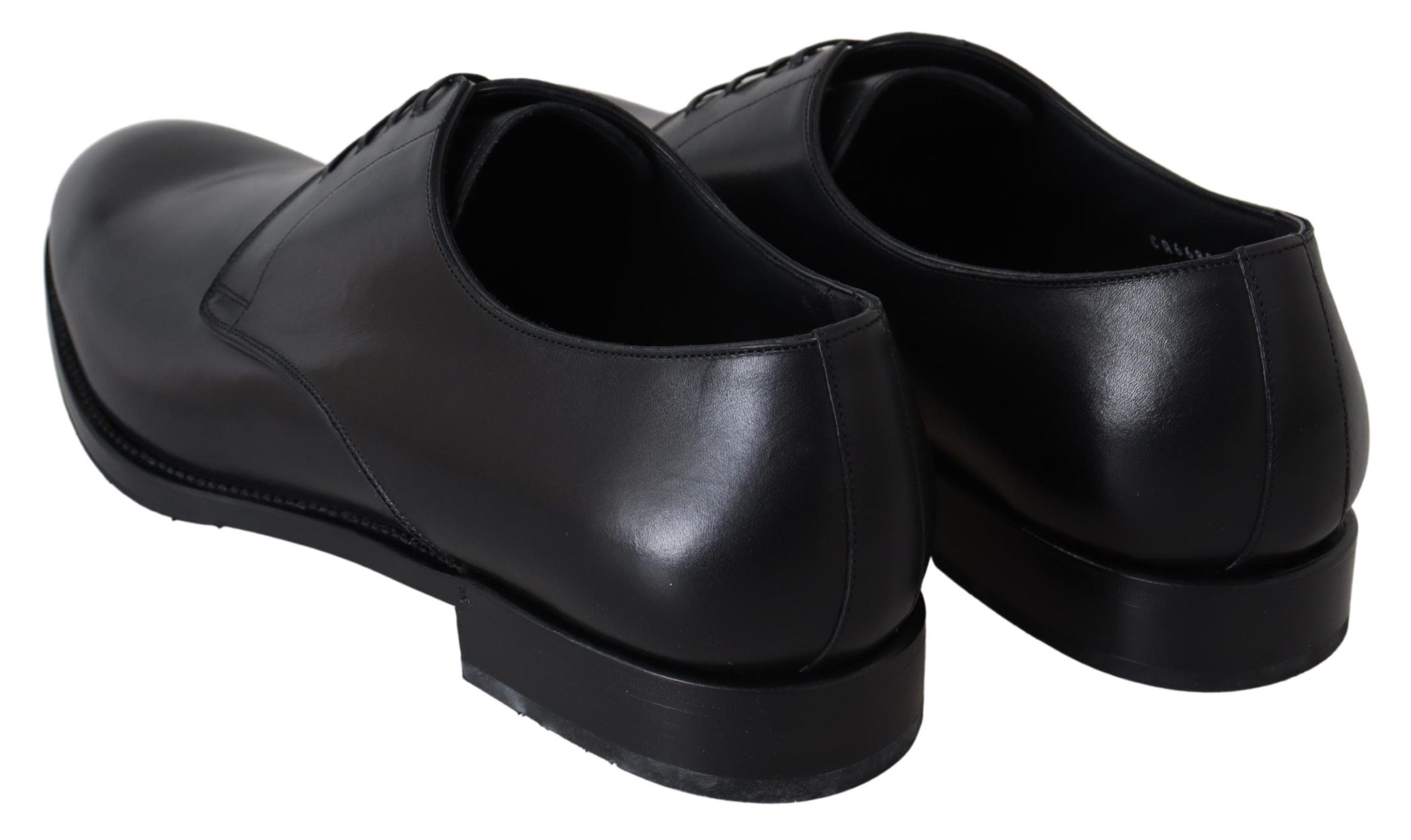 Dolce & Gabbana Black Leather SARTORIA Hand Made Shoes LUNESCAPE