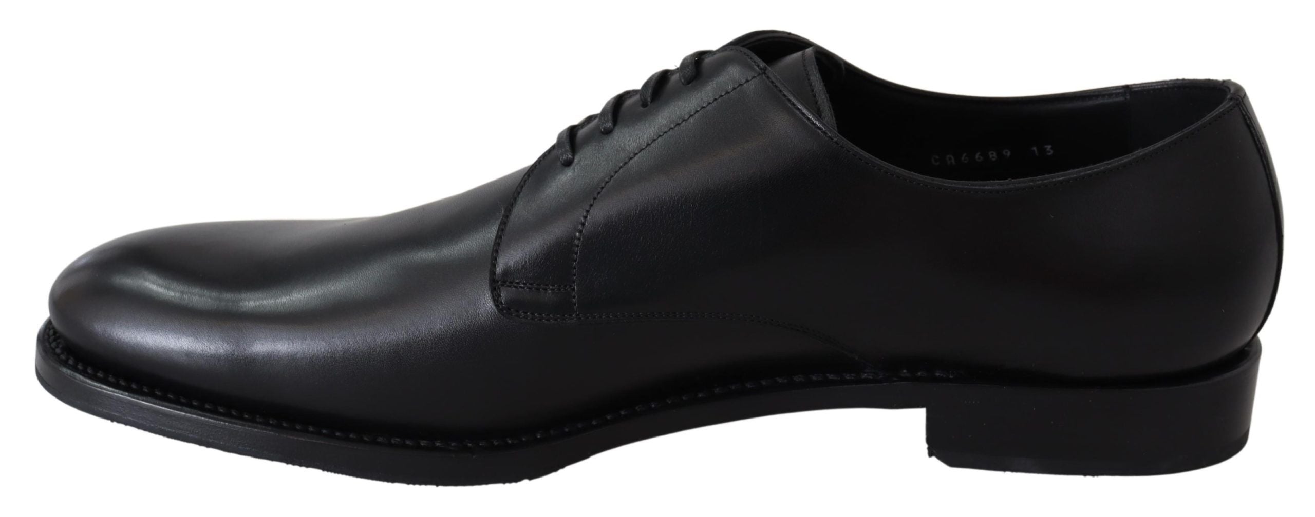 Dolce & Gabbana Black Leather SARTORIA Hand Made Shoes LUNESCAPE