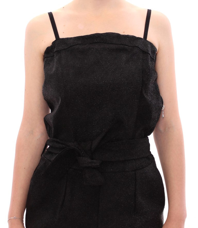 La Maison du Couturier Black Leather Jumpsuit LUNESCAPE