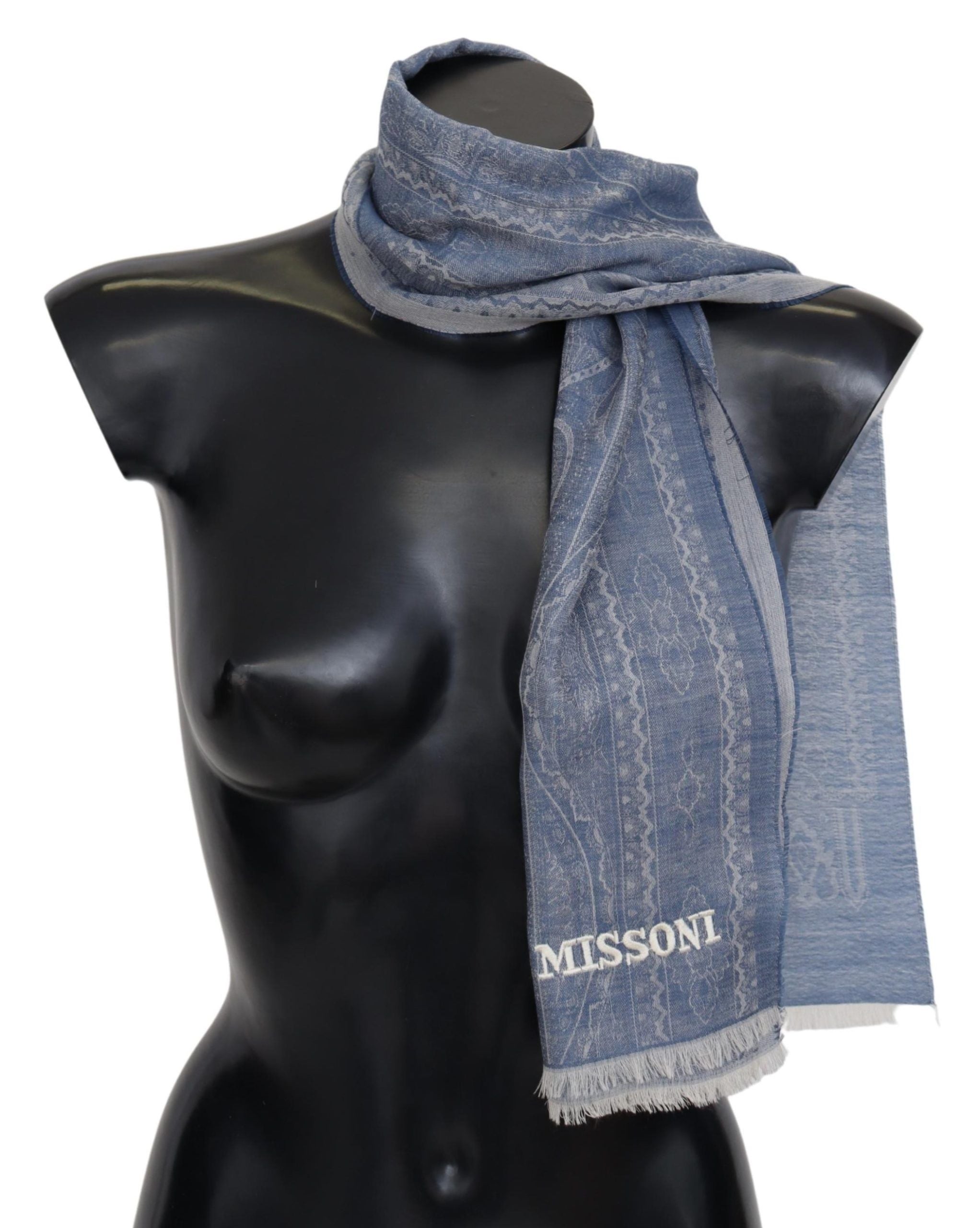 Missoni Elegant Cashmere Patterned Scarf LUNESCAPE