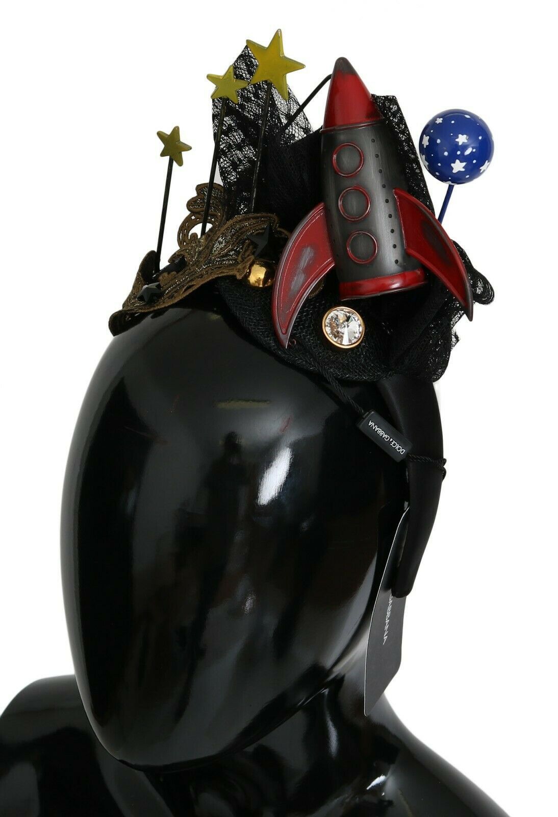 Dolce & Gabbana Rocket Crystal Stars Tiara Diadem Headband LUNESCAPE