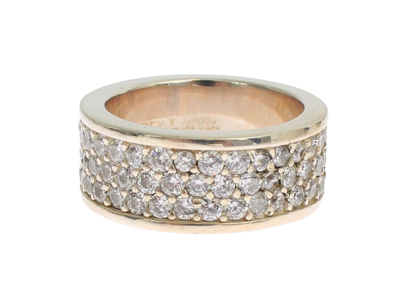Nialaya Silver Womens CZ 925 Sterling Ring LUNESCAPE