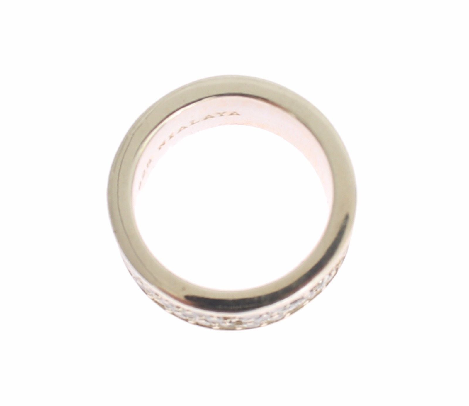 Nialaya Silver Womens CZ 925 Sterling Ring LUNESCAPE