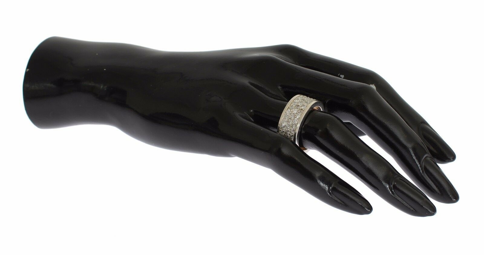 Nialaya Silver Womens CZ 925 Sterling Ring LUNESCAPE