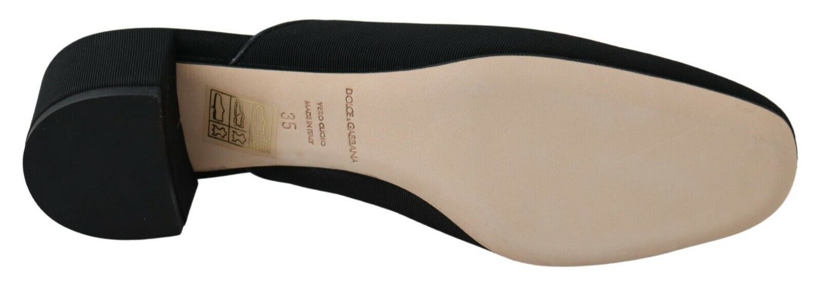 Dolce & Gabbana Black Grosgrain Slides Sandals Women Shoes LUNESCAPE