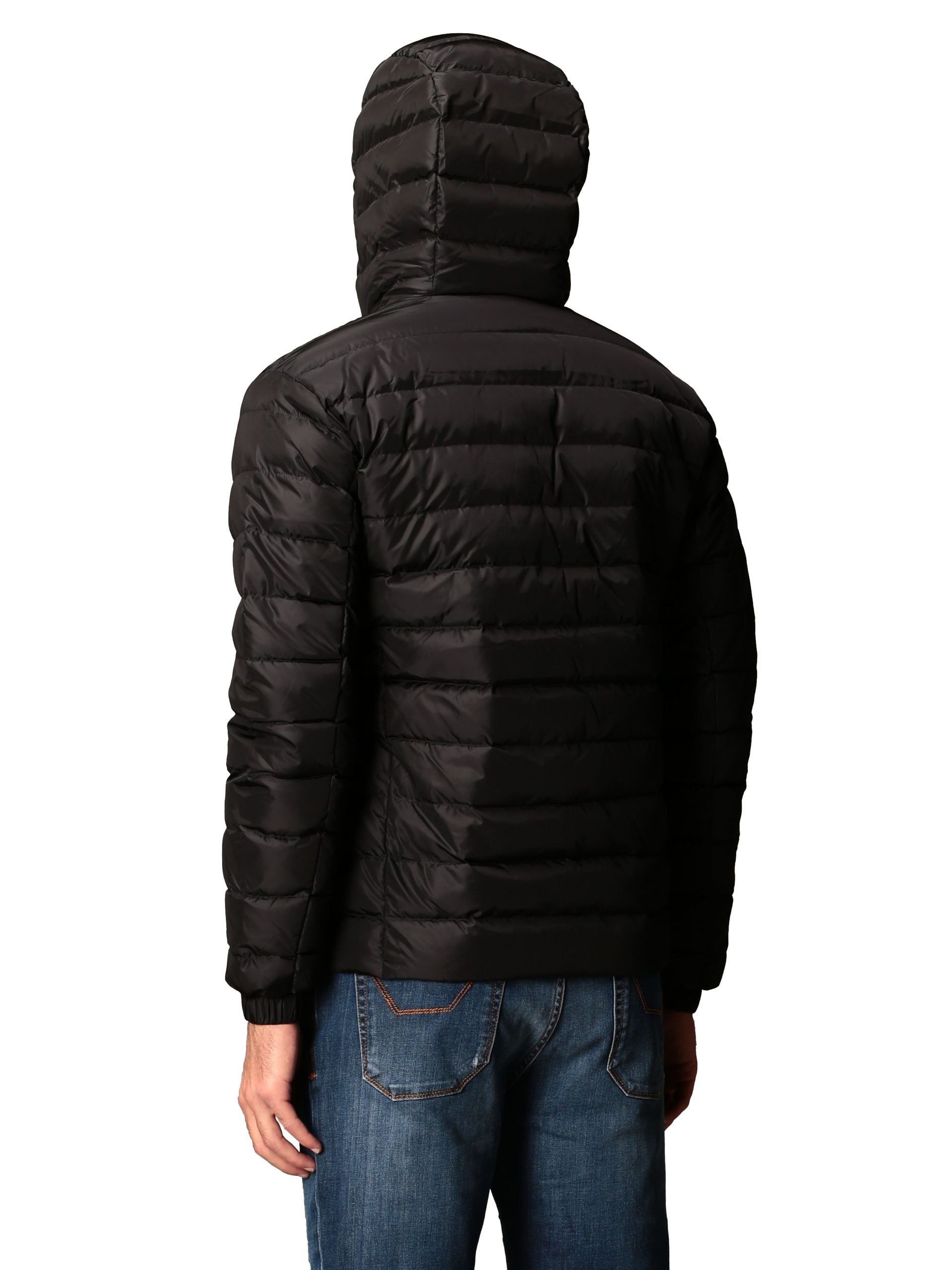 Refrigiwear Black Nylon Men Jacket LUNESCAPE