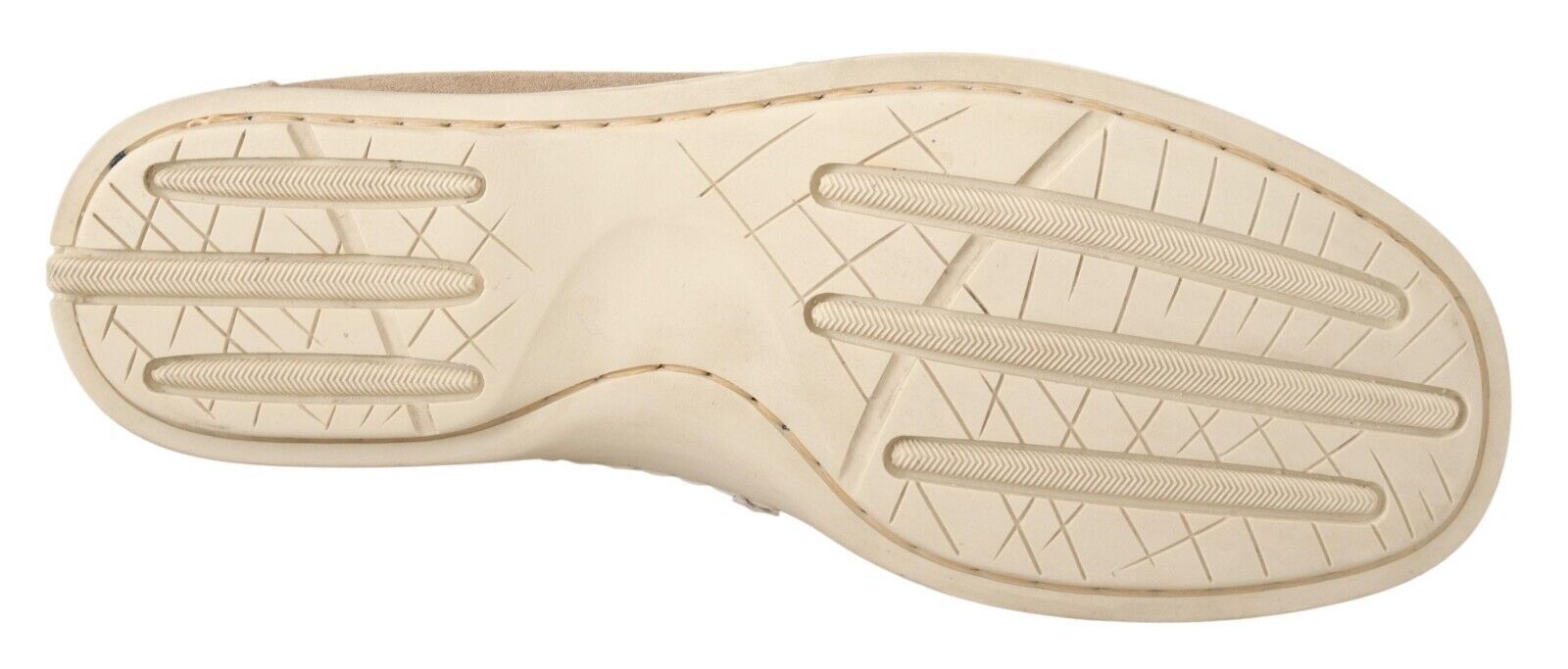 Pollini Beige Suede Low Top Mocassin