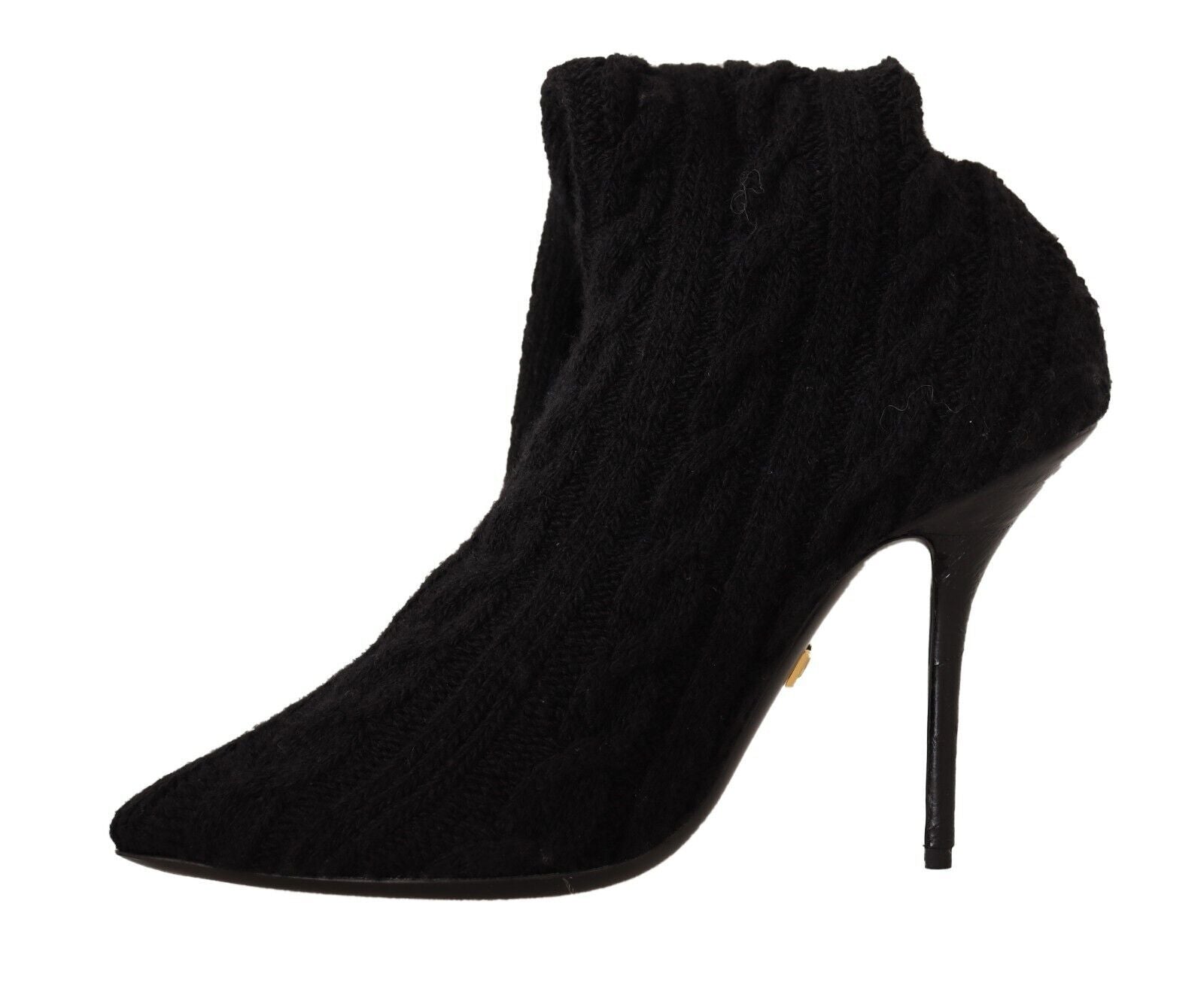 Dolce & Gabbana Black Stretch Socks Knee High Booties Shoes LUNESCAPE