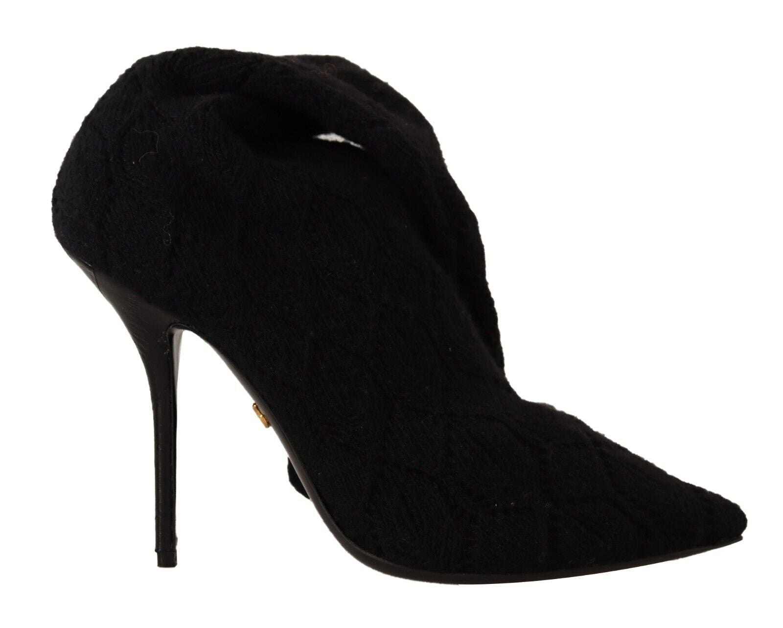 Dolce & Gabbana Black Stretch Socks Knee High Booties Shoes LUNESCAPE