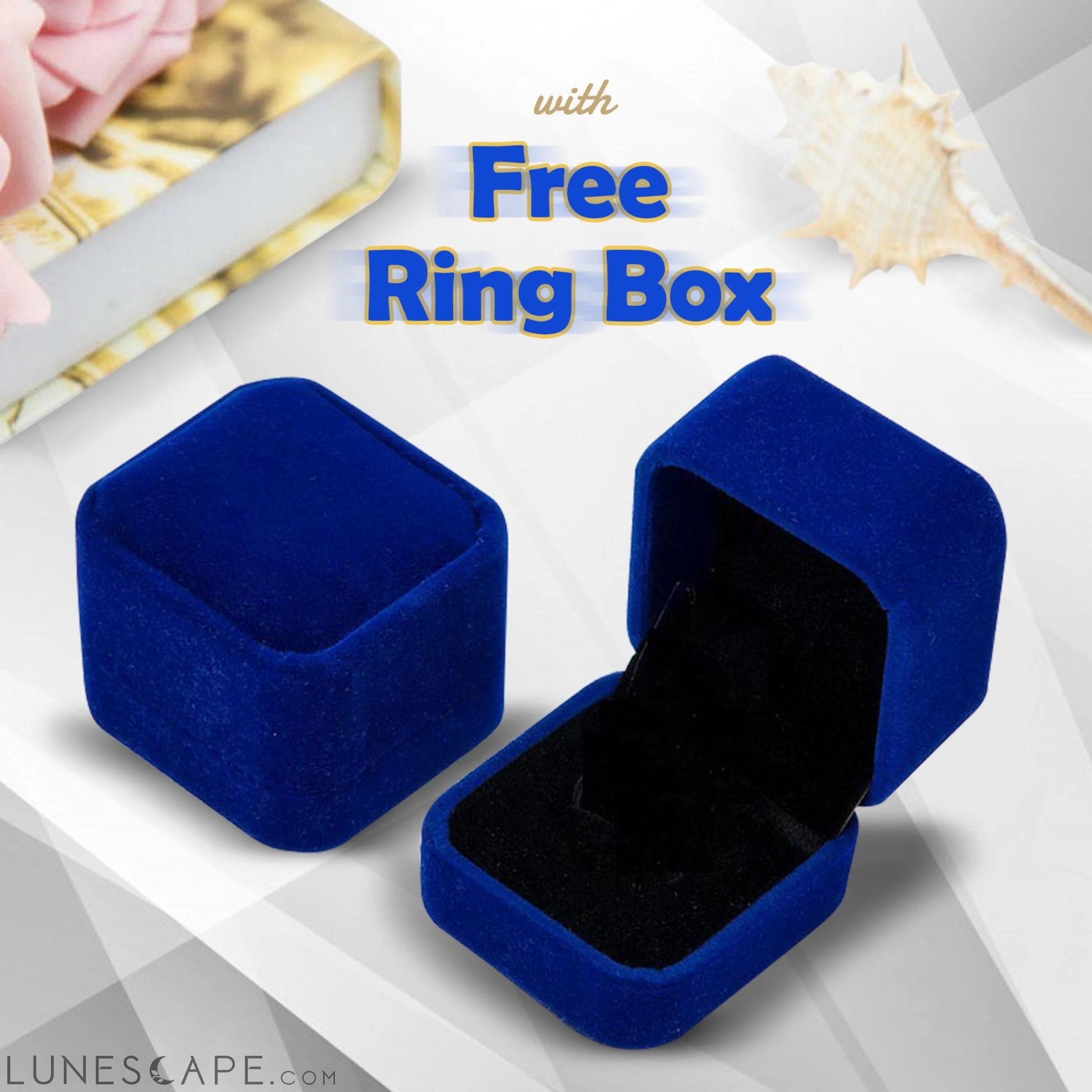 18Ct Yellow And White Gold Plating Tungsten Carbide Wedding Engagement LUNESCAPE