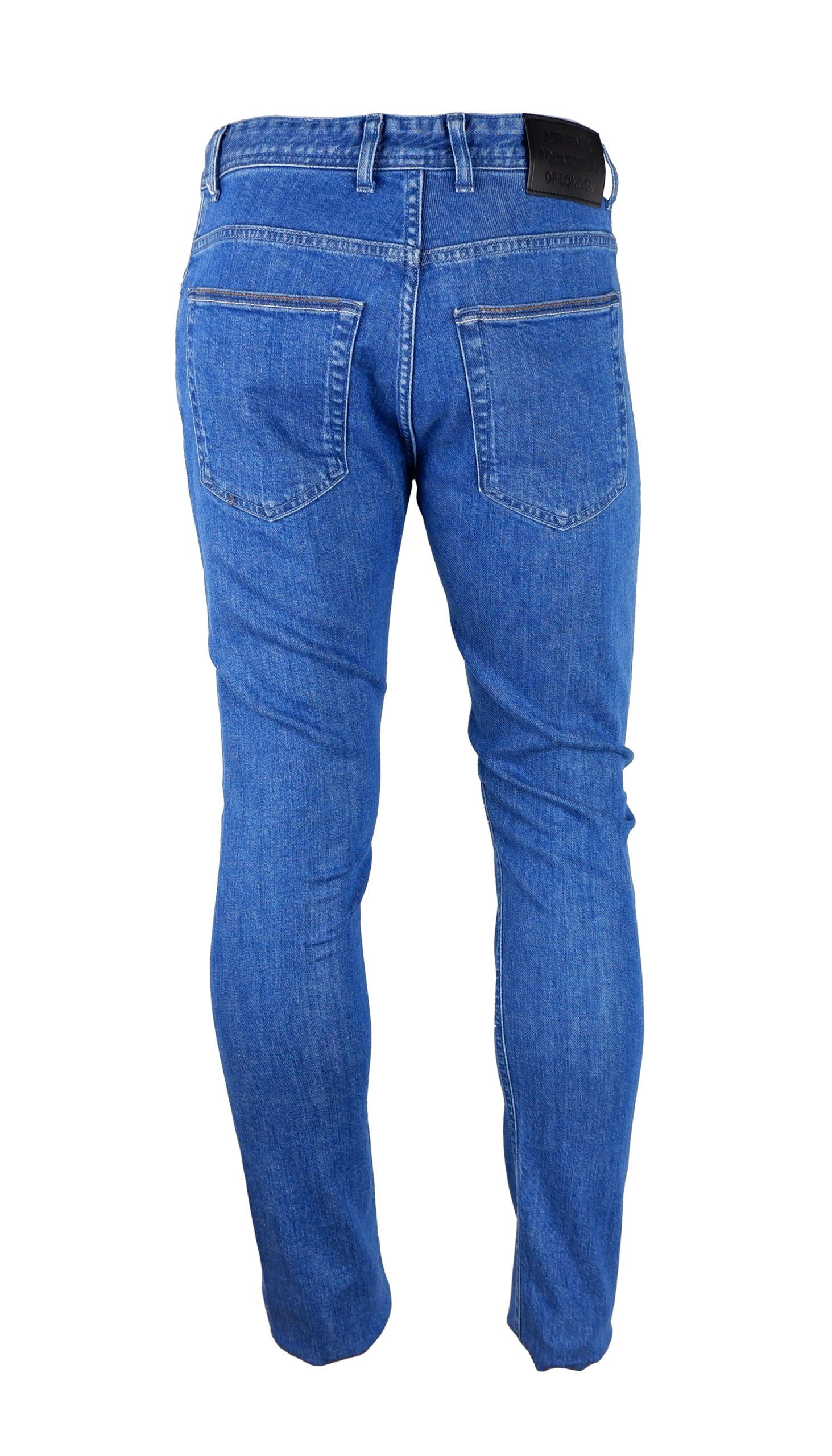 Aquascutum Light Blue Cotton Men Jeans LUNESCAPE