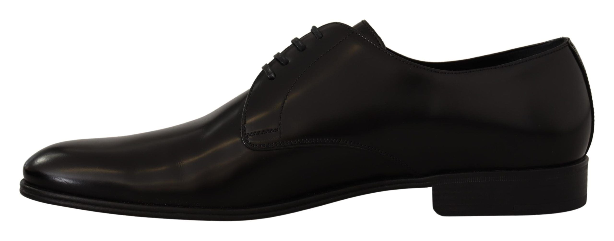 Dolce & Gabbana Black Leather Lace Up Formal Derby Shoes LUNESCAPE